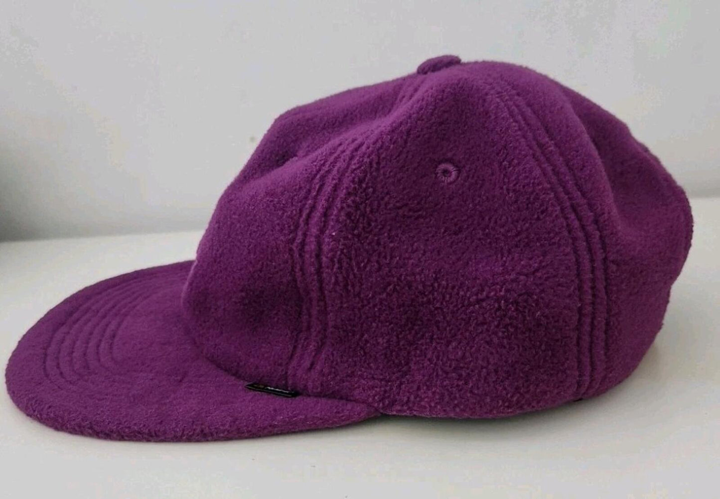 FW18 Supreme x Polartec S logo 6-panel purple hat cap fleece new