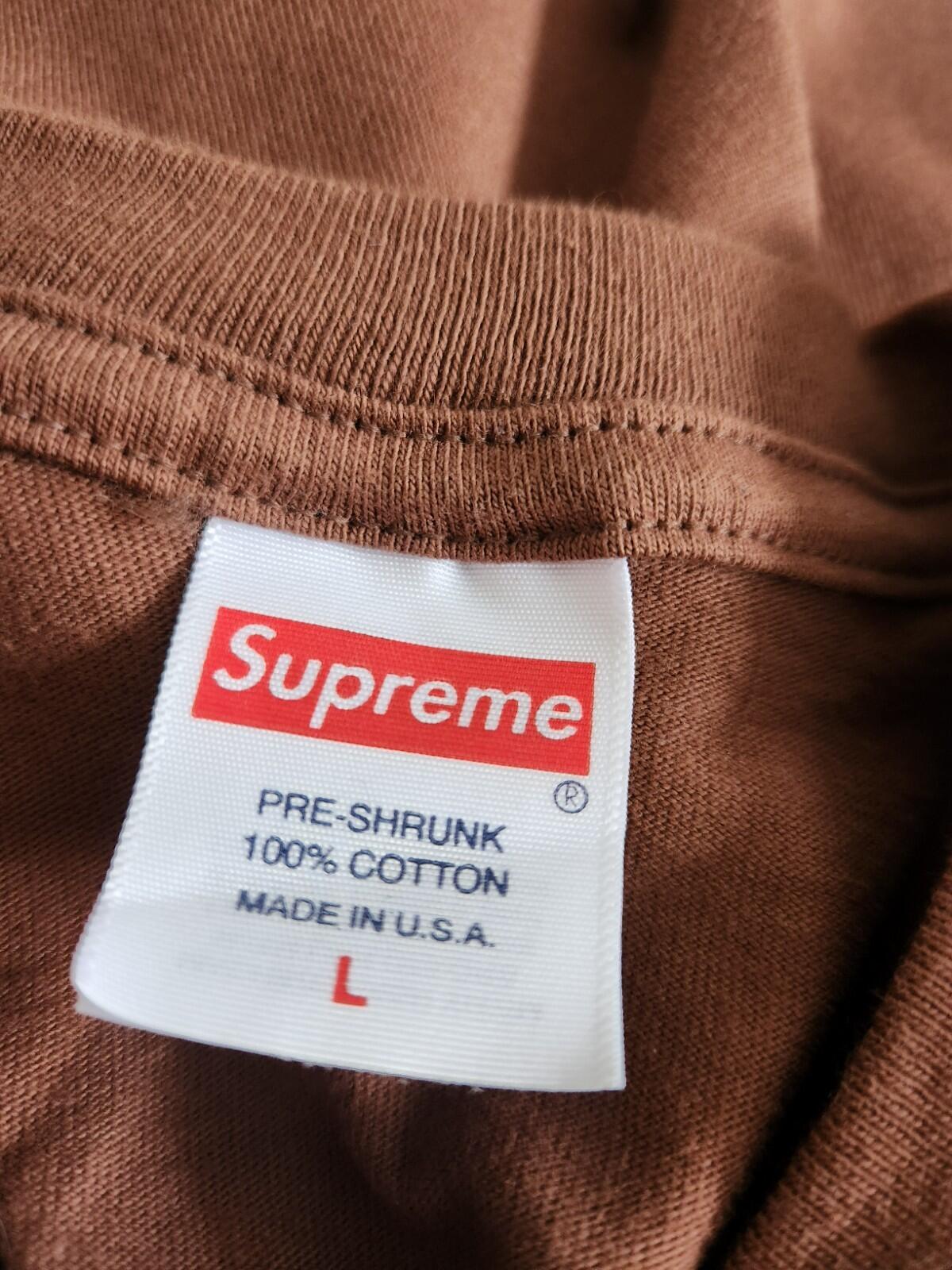 FW22 Supreme Nuns tee Original Artwork By Sean CliverBrown T-shirt Size L Large