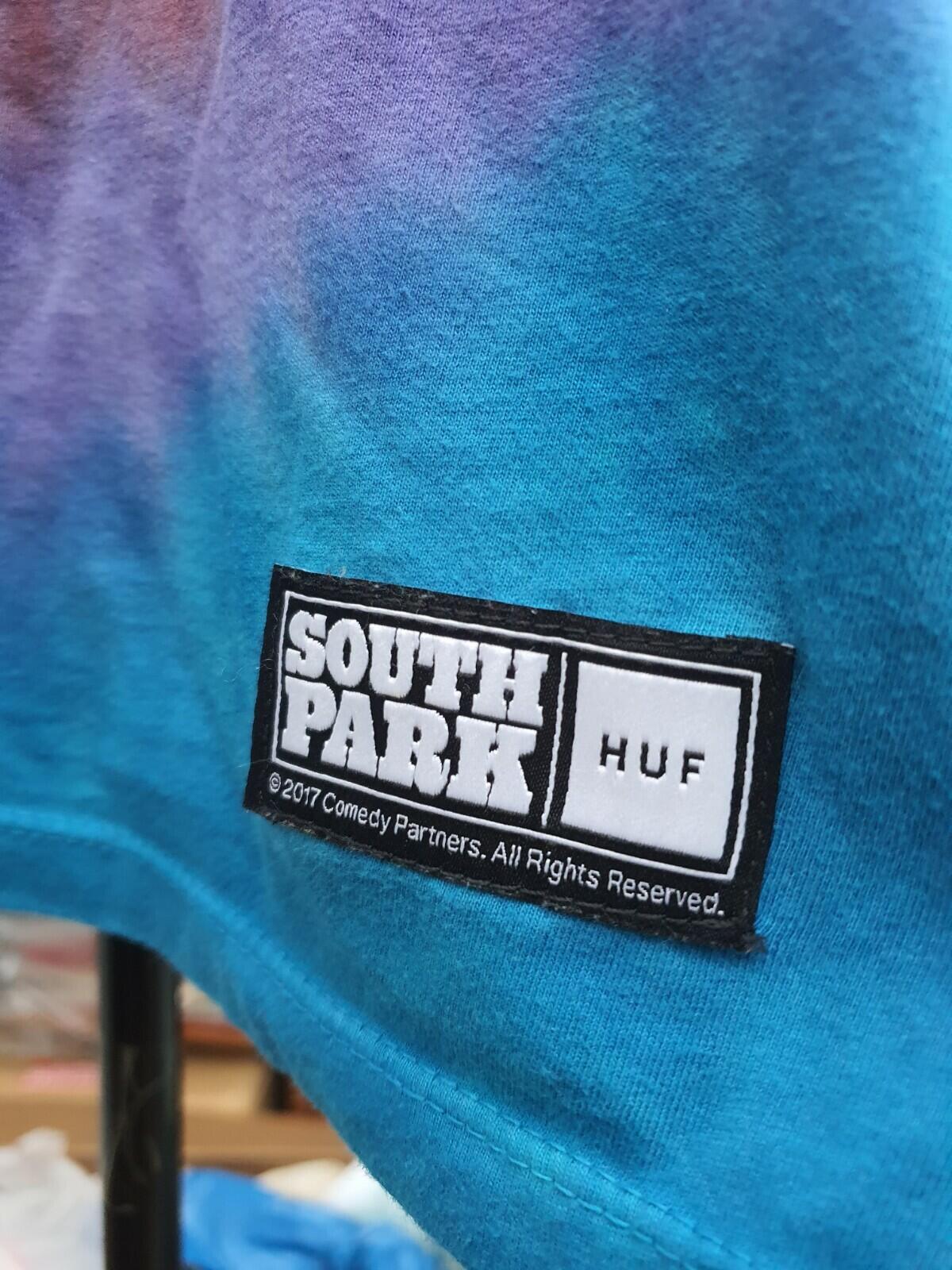 2017 HUF x South Park Tie Dye Tee Size M