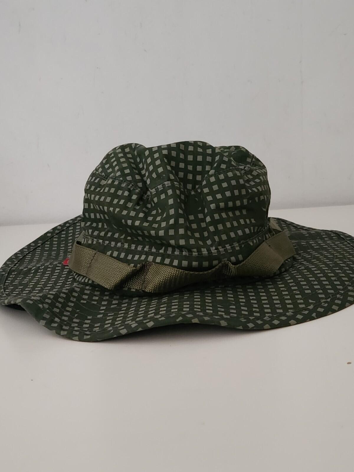 SS14 Supreme Grid Camo Boonie Bucket hat M/L Crusher Green Medium / Large Olive