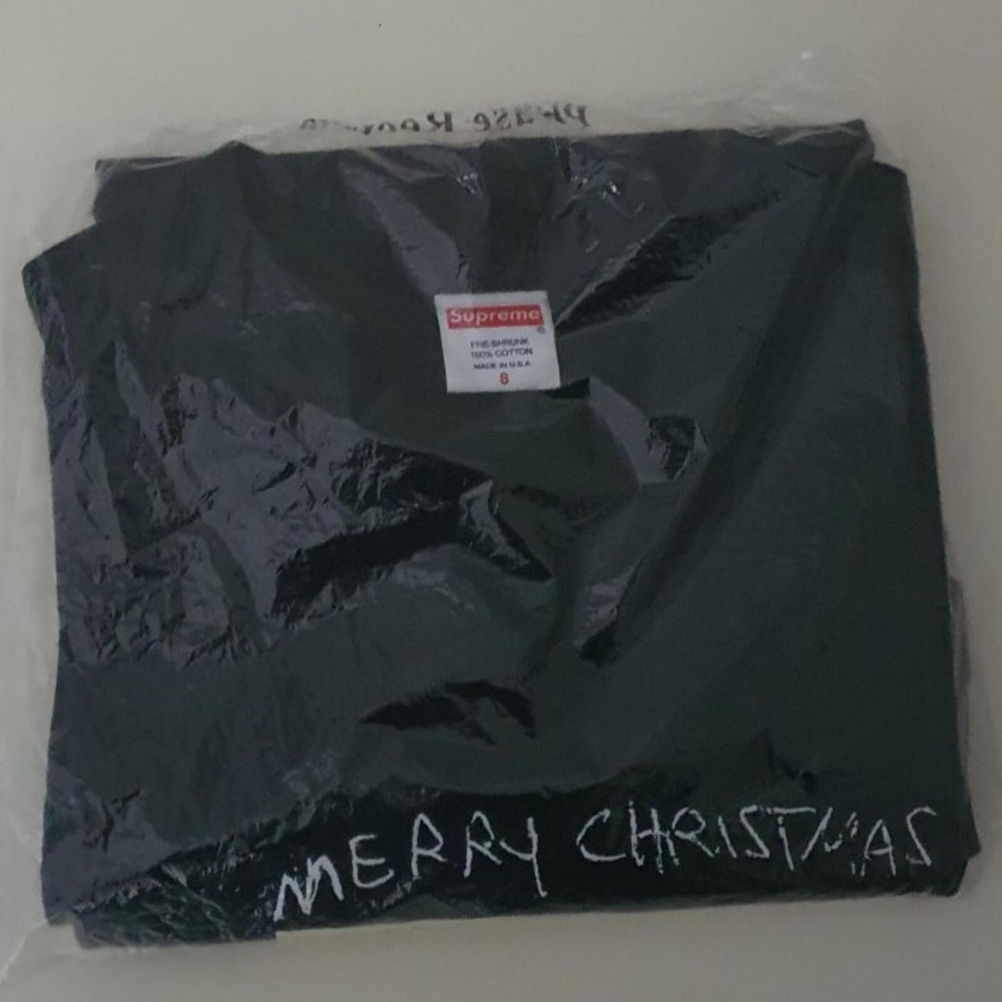 FW21 Supreme Spend It T-Shirt Schwarz Größe S Small Weihnachten