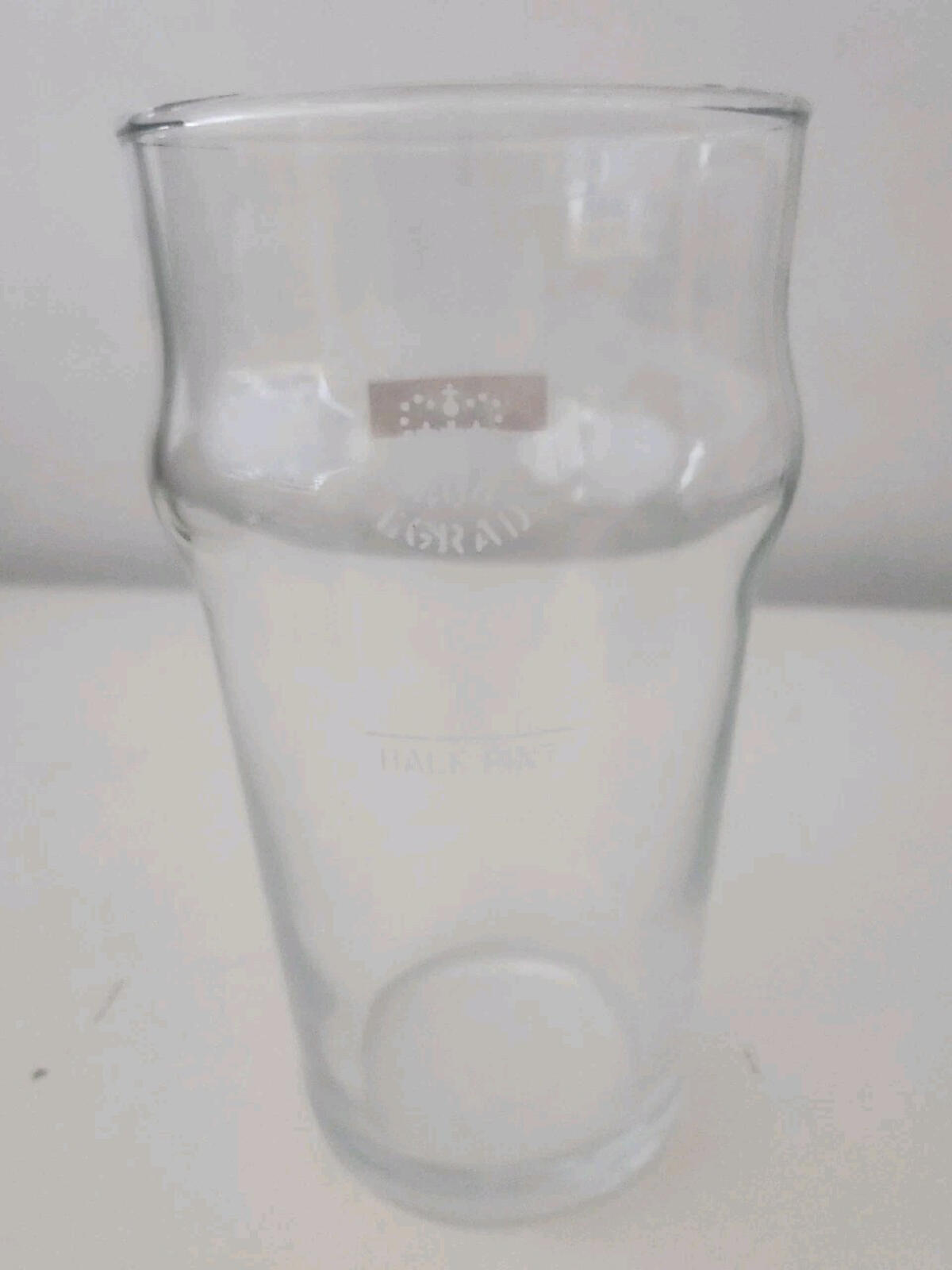 SS13 Supreme Pint Glass clear small red box logo Accessory Vintage 2013 Beer