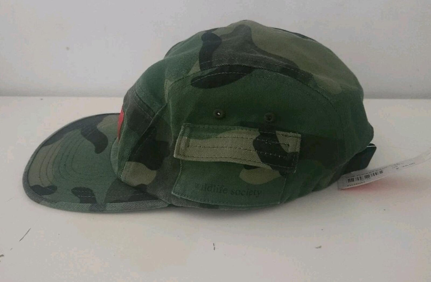 FW16 Supreme Side Pocket Camp Cap Camo Woodland