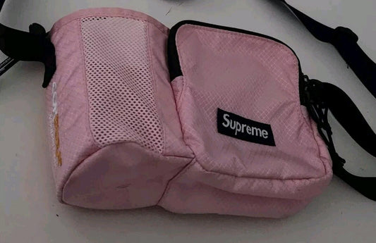 SS22 Supreme Side Bag Shoulder Pink Cordura Water resistant