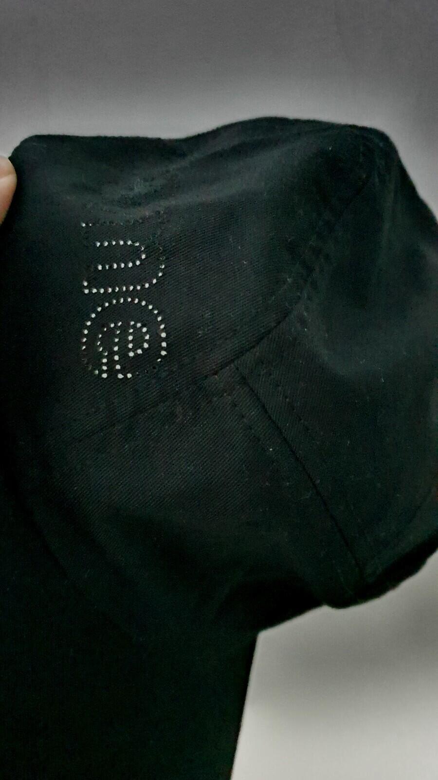 SS16 Supreme Perforated Logo Camp Cap Black