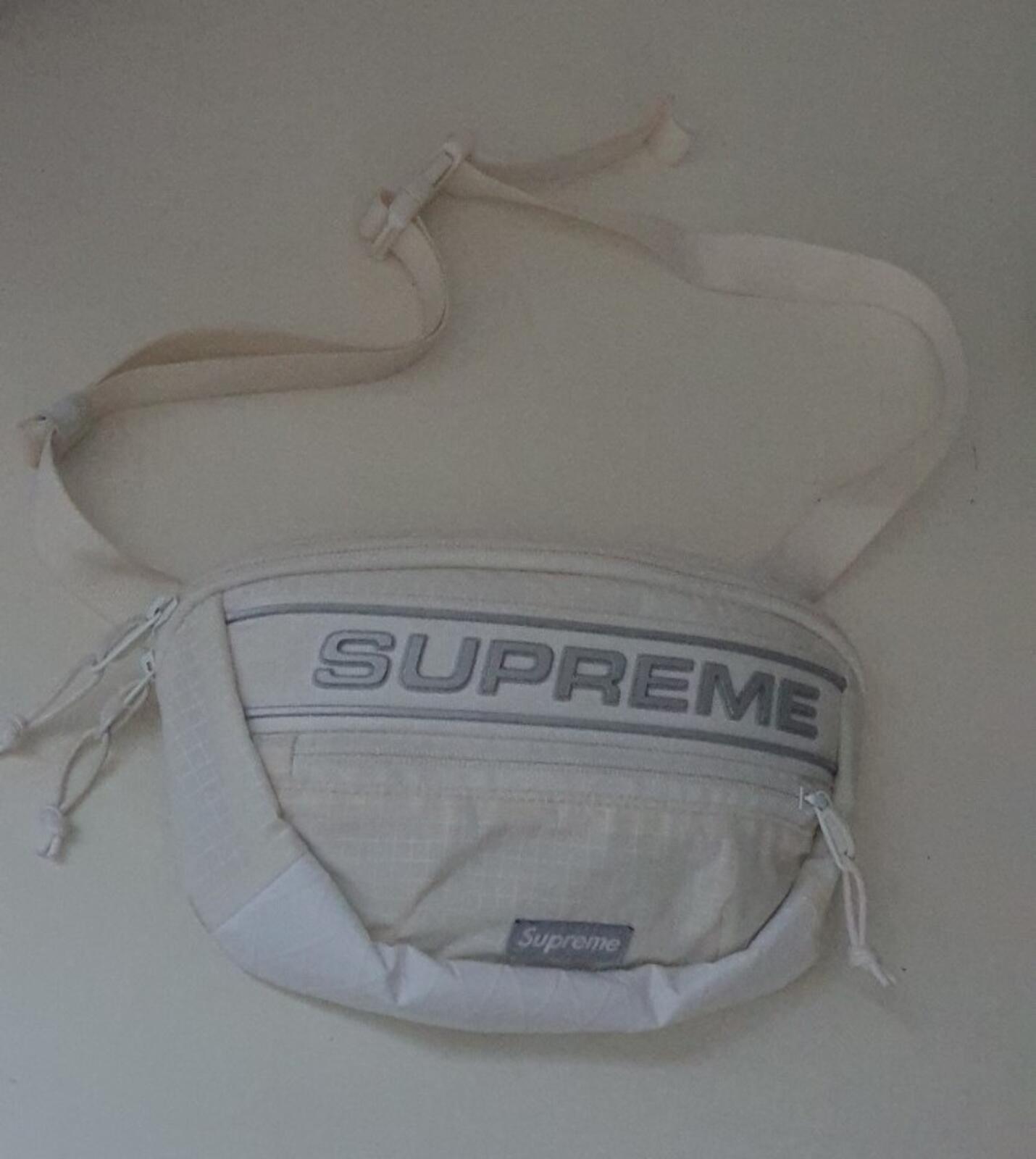 FW23 Supreme Waist Bag White Water Resistant