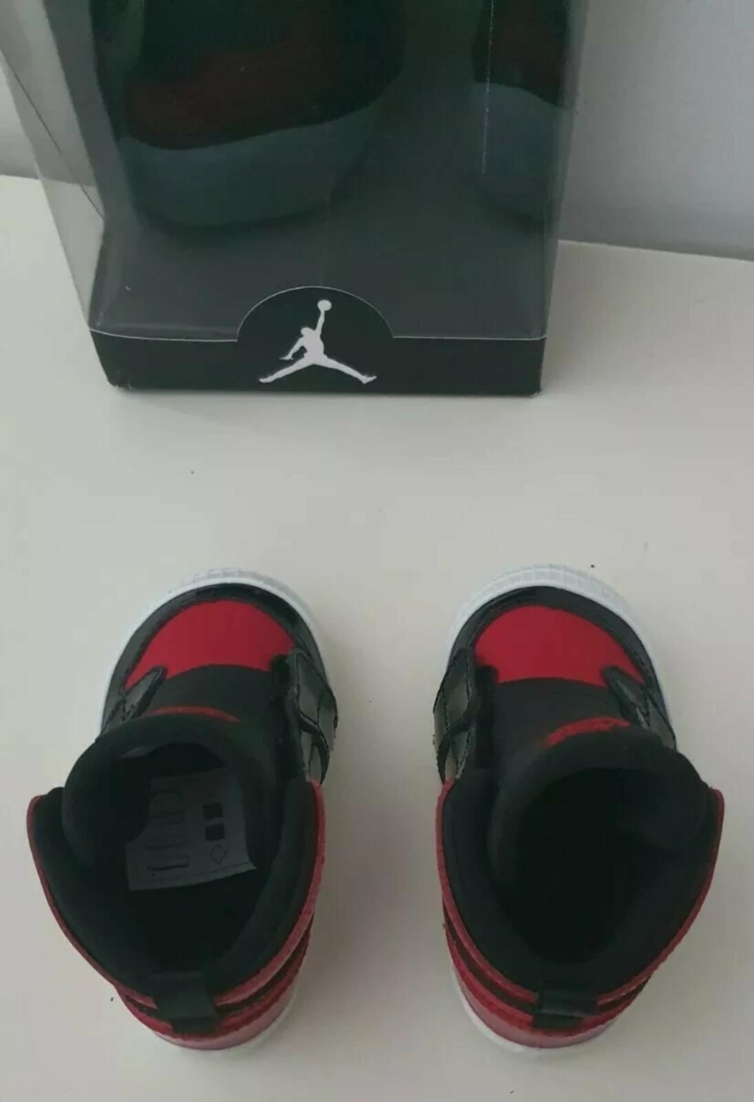 JORDAN 1 Crib Bootie US 4C UK 3.5 EUR 19.5 Baby Bootie Infant nike Bred patent