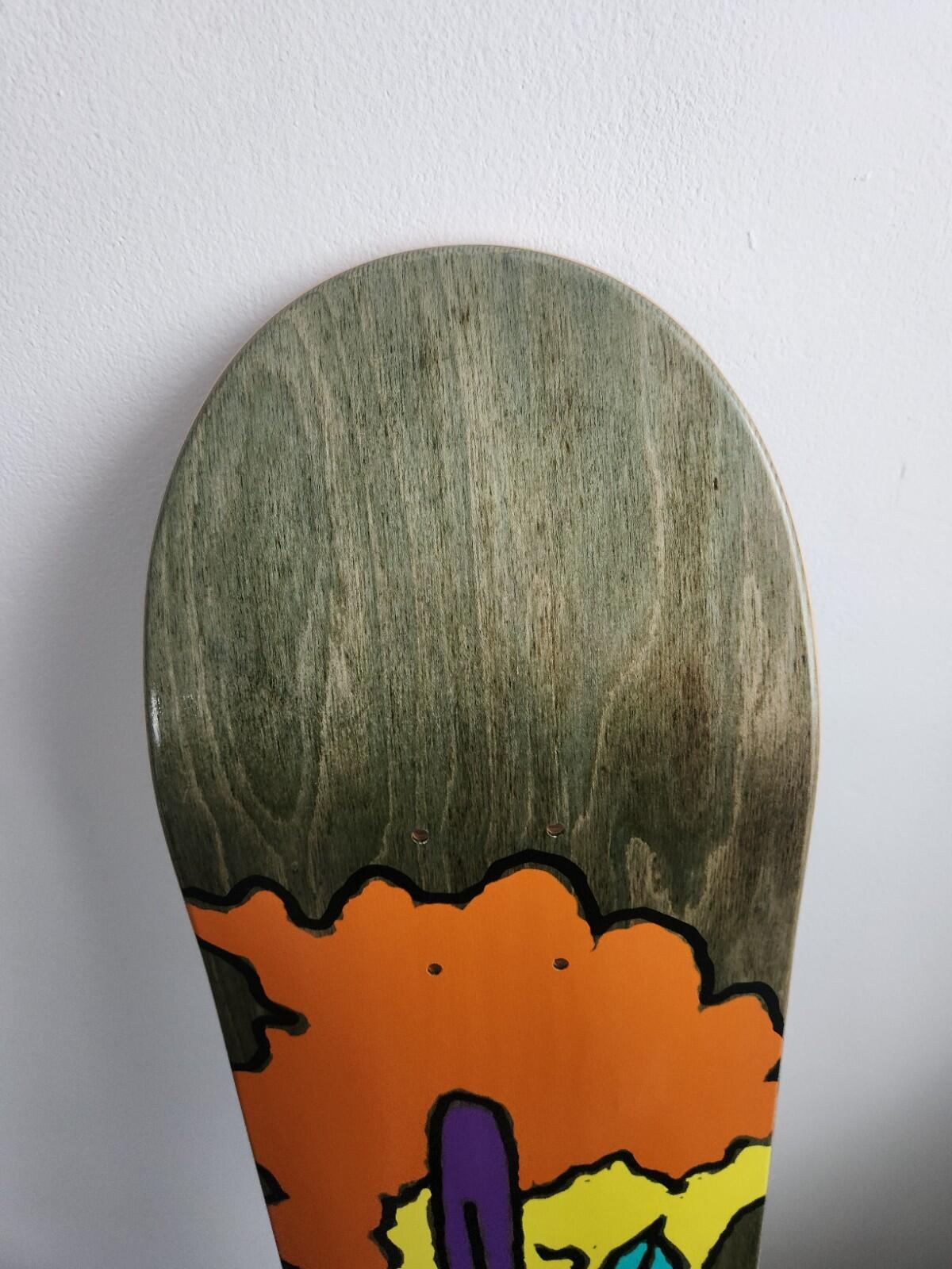 FW17 Supreme Gonz Ramm Skateboard Deck Green Size 8.375" Skate Mark Gonzales