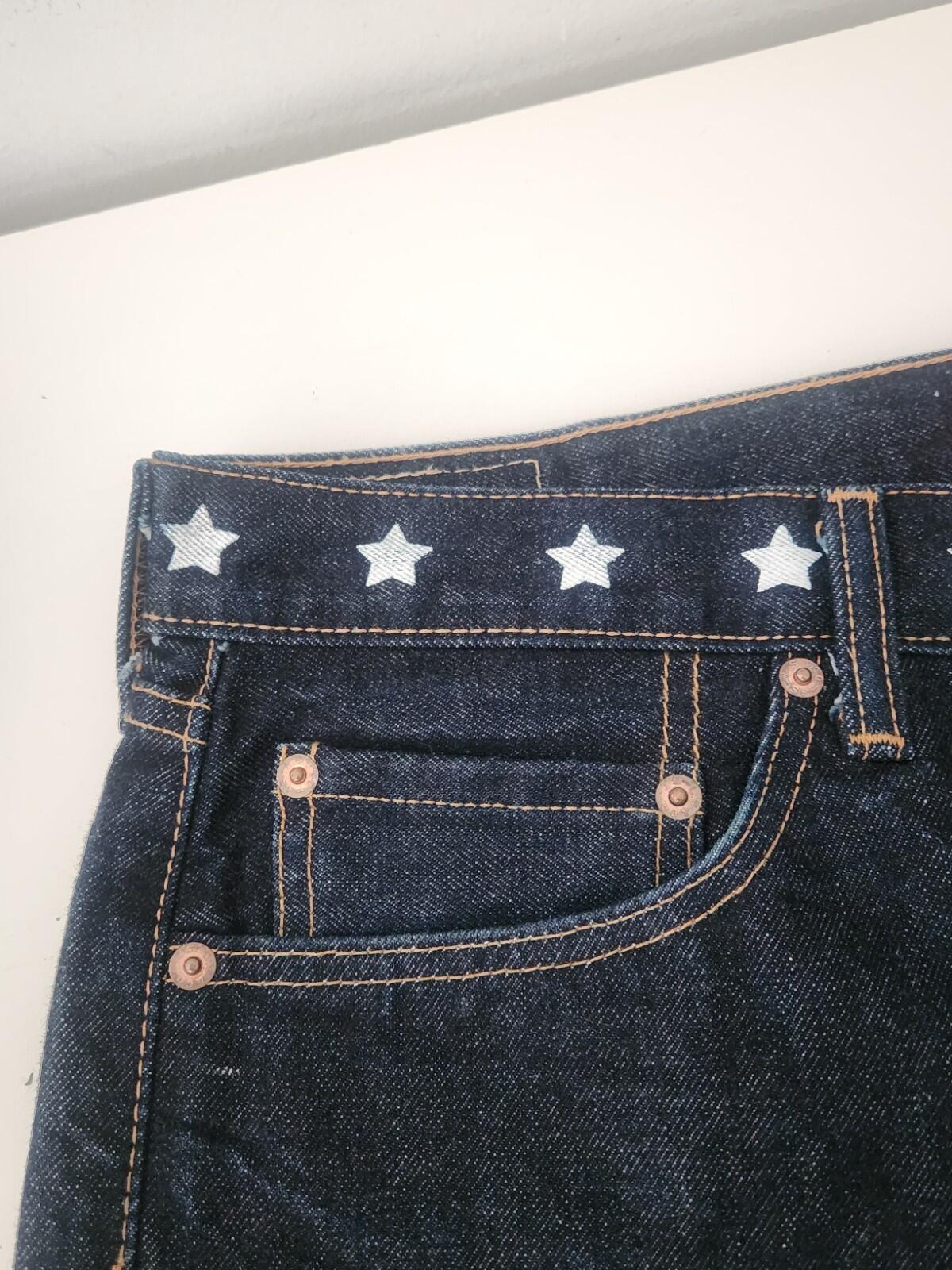 FW11 Supreme x Levis 505 Zip-Fly Jean 34 W34 L32 Levi's Denim Stars Vintage 2011