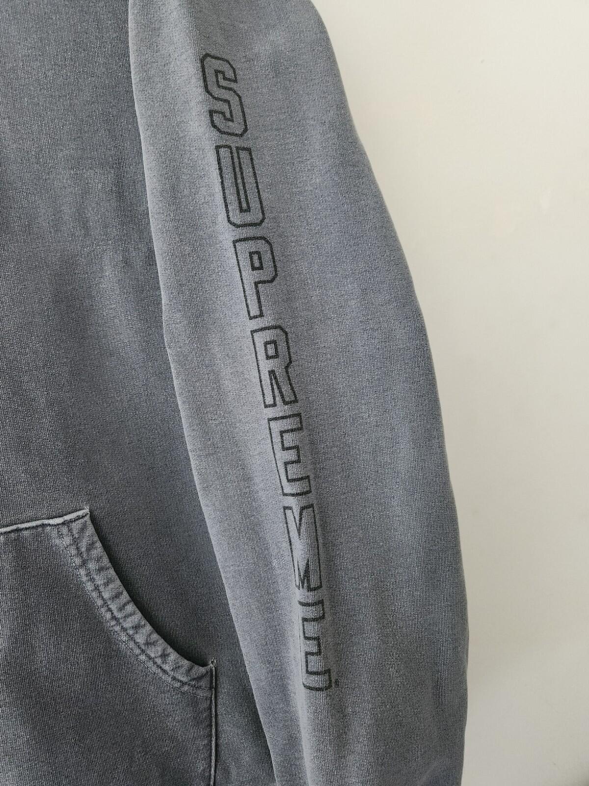 SS15 Supreme Over Dyed Hooded Sweatshirt black hoodie
