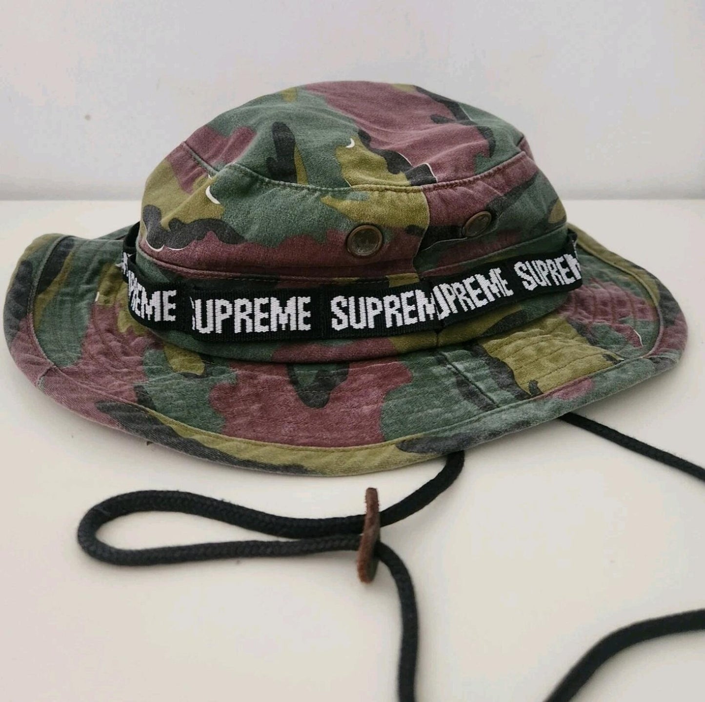 SS18 Supreme Military Boonie Jigsaw Camo Size M/L
