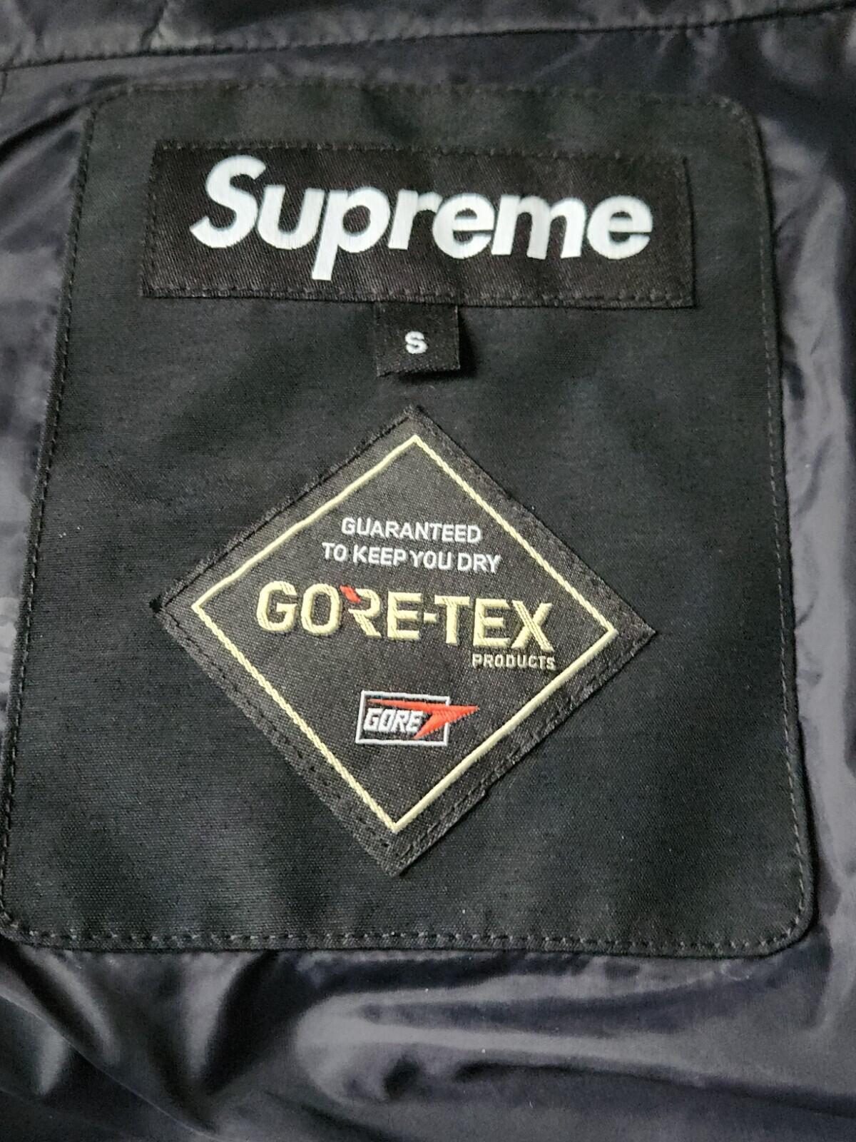 SS19 Supreme GORE-TEX Hooded Harrington Jacke Wasserdicht Atmungsaktiv Small Schwarz