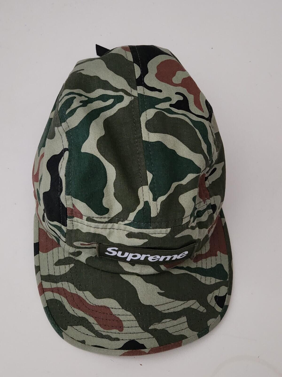 SS13 Supreme Utility Camp Cap Camo Hat Green vintage 2013 Very Rare