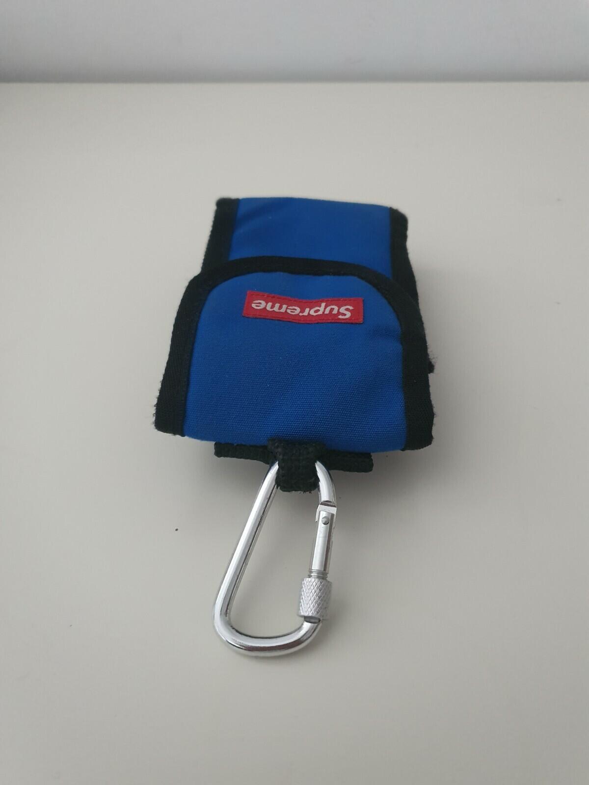 Supreme digital camera bag / pouch blue small box logo Very rare Vintage