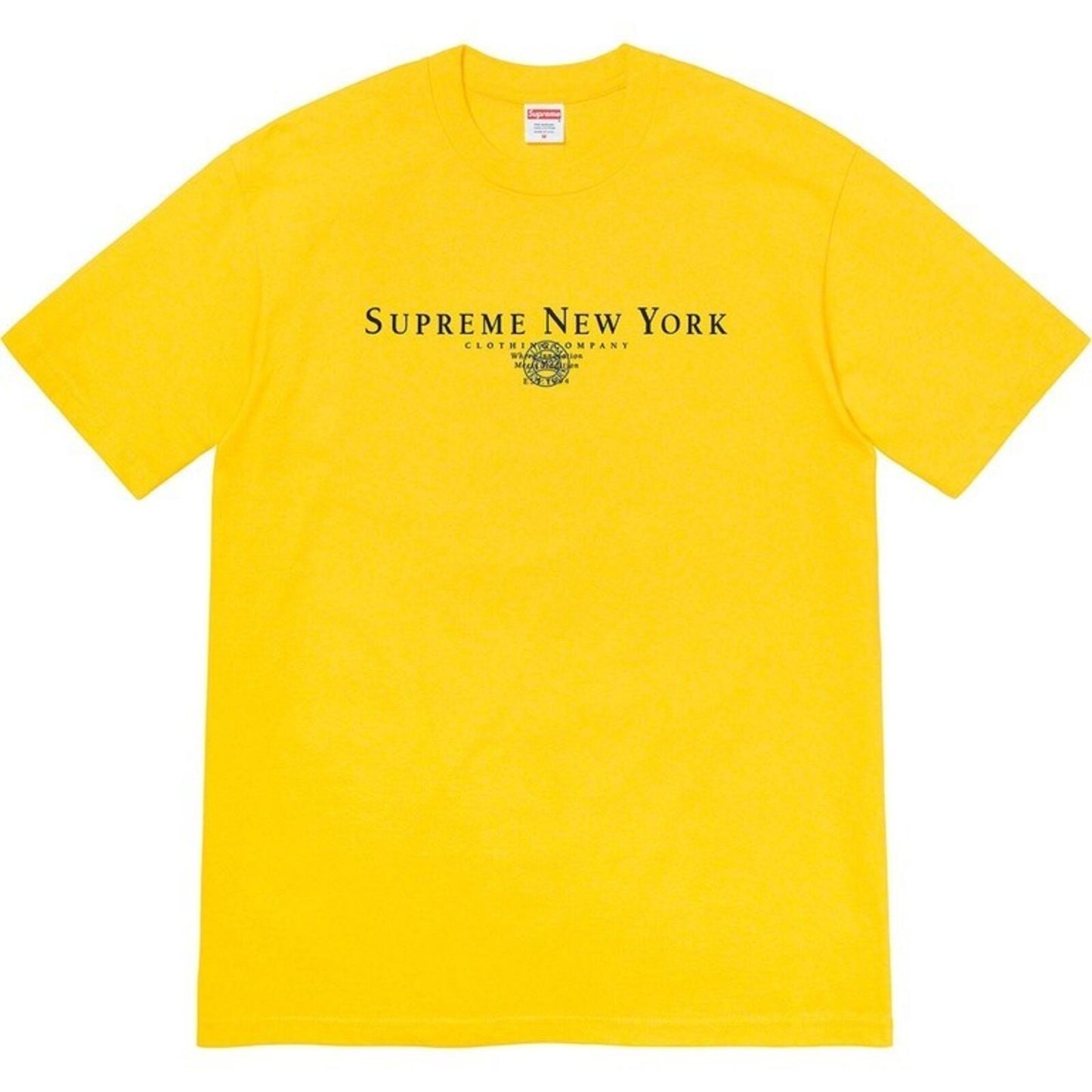 FW22 Supreme Tradition Tee Yellow Size S