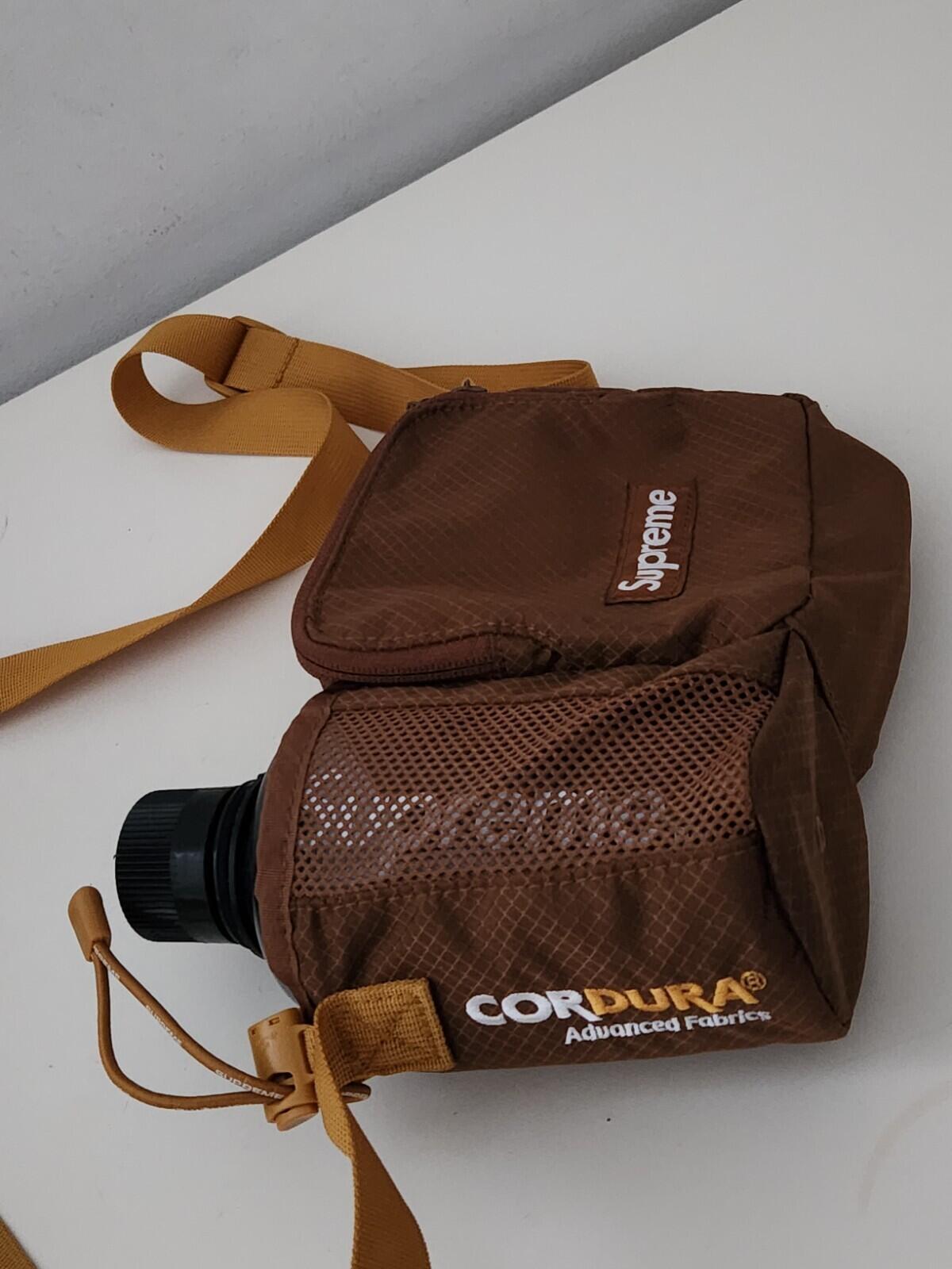 SS22 Supreme Umhängetasche Braun Schulter Wasserdicht Nalgene Flasche 500ml