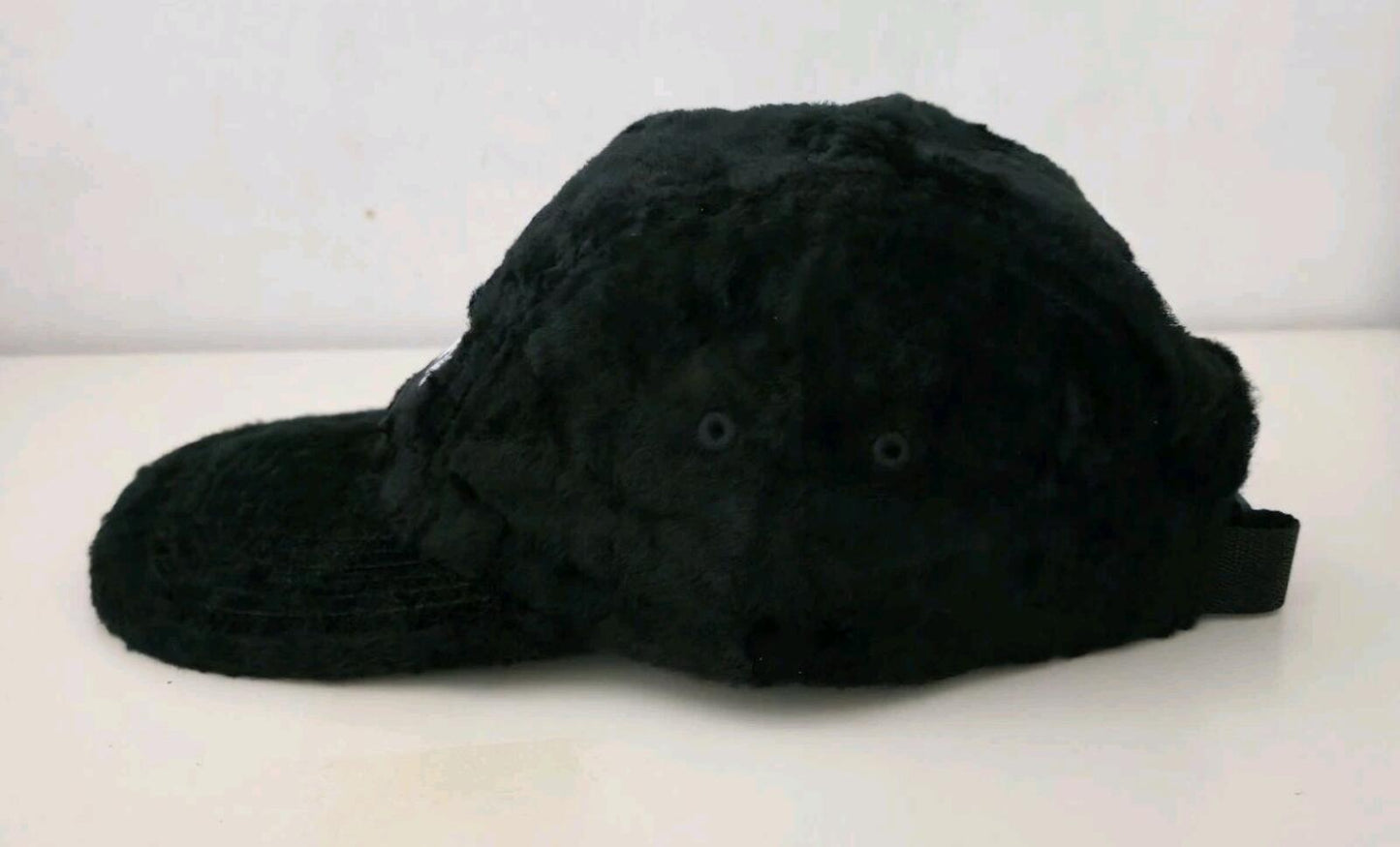 SS24 Supreme x Goodenough crushed rayon camp cap hat black  box logo