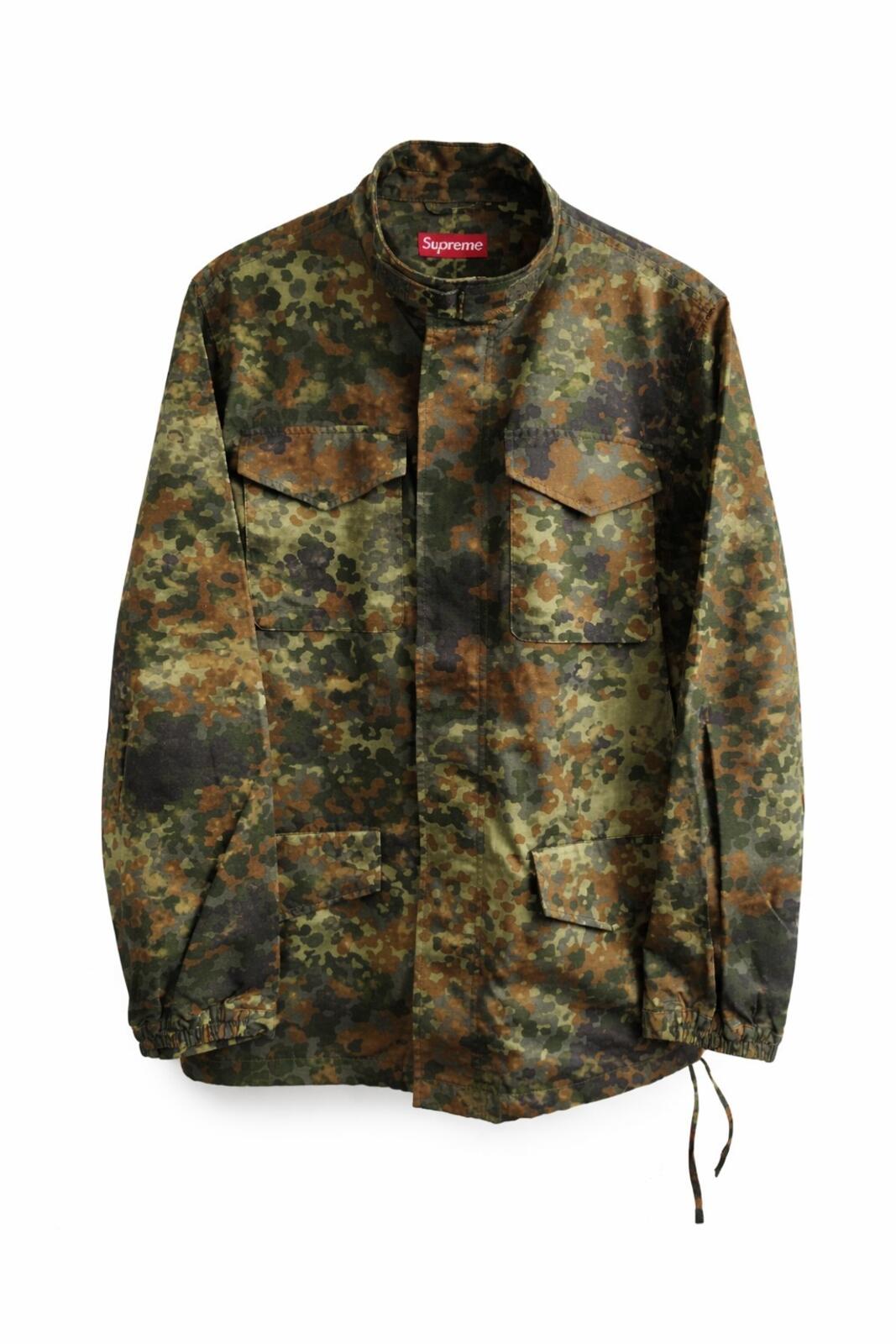 2001 Supreme M65 Jacke Deutsches Flecktarn Camo Größe L