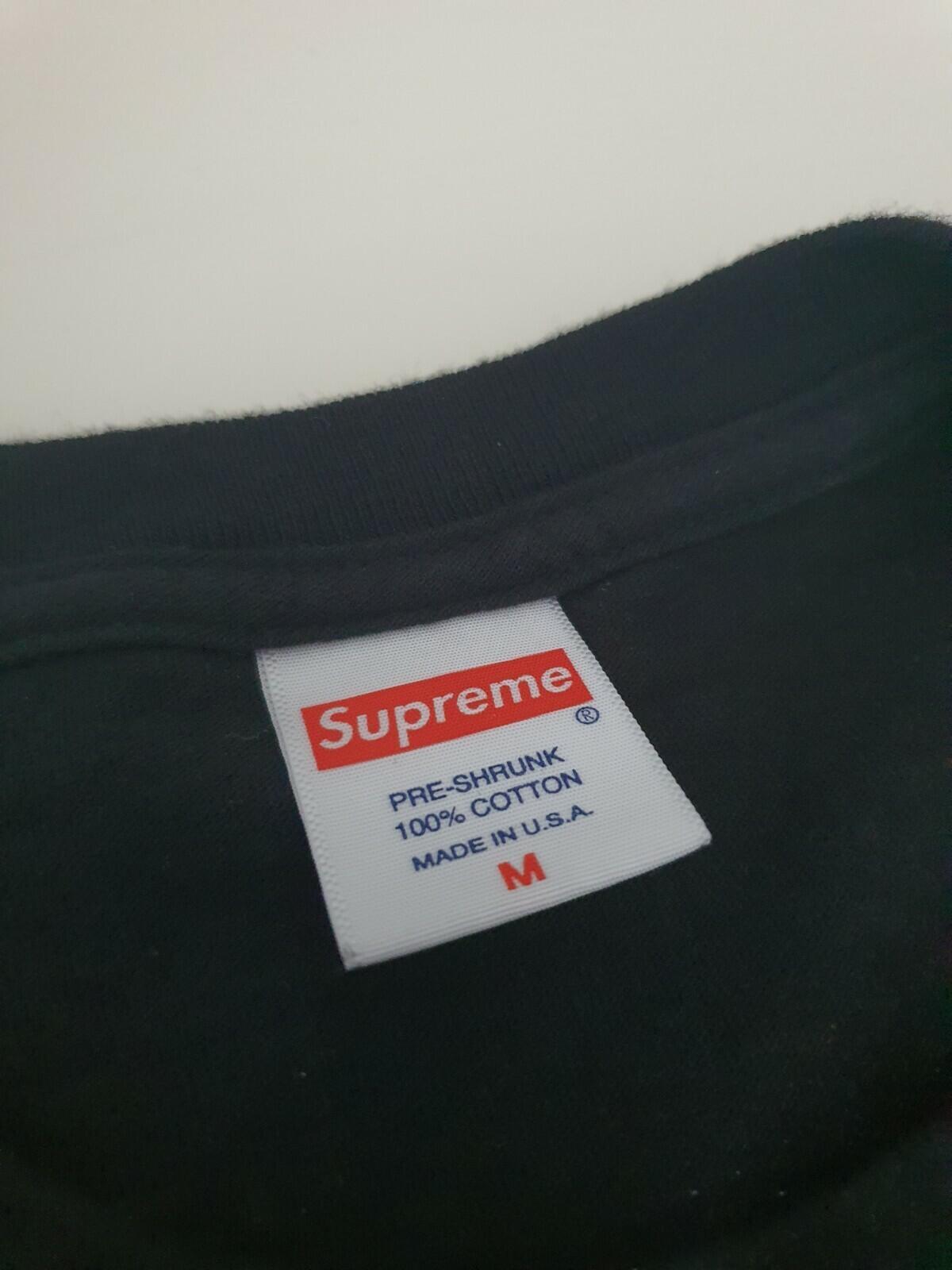 SS17 Supreme Larry Clark Girl Tee talla M mediana camiseta negra