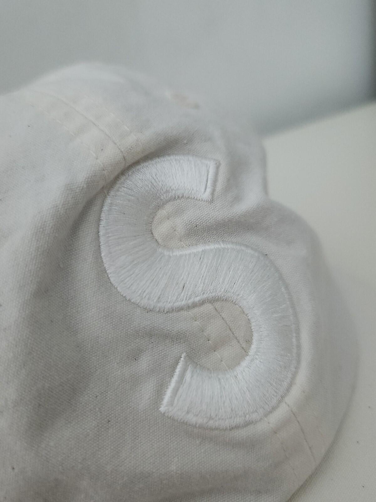 FW20 Supreme GORE-TEX S Logo 6-Panel wasserdichte atmungsaktive Natur-Mütze weiße Kappe