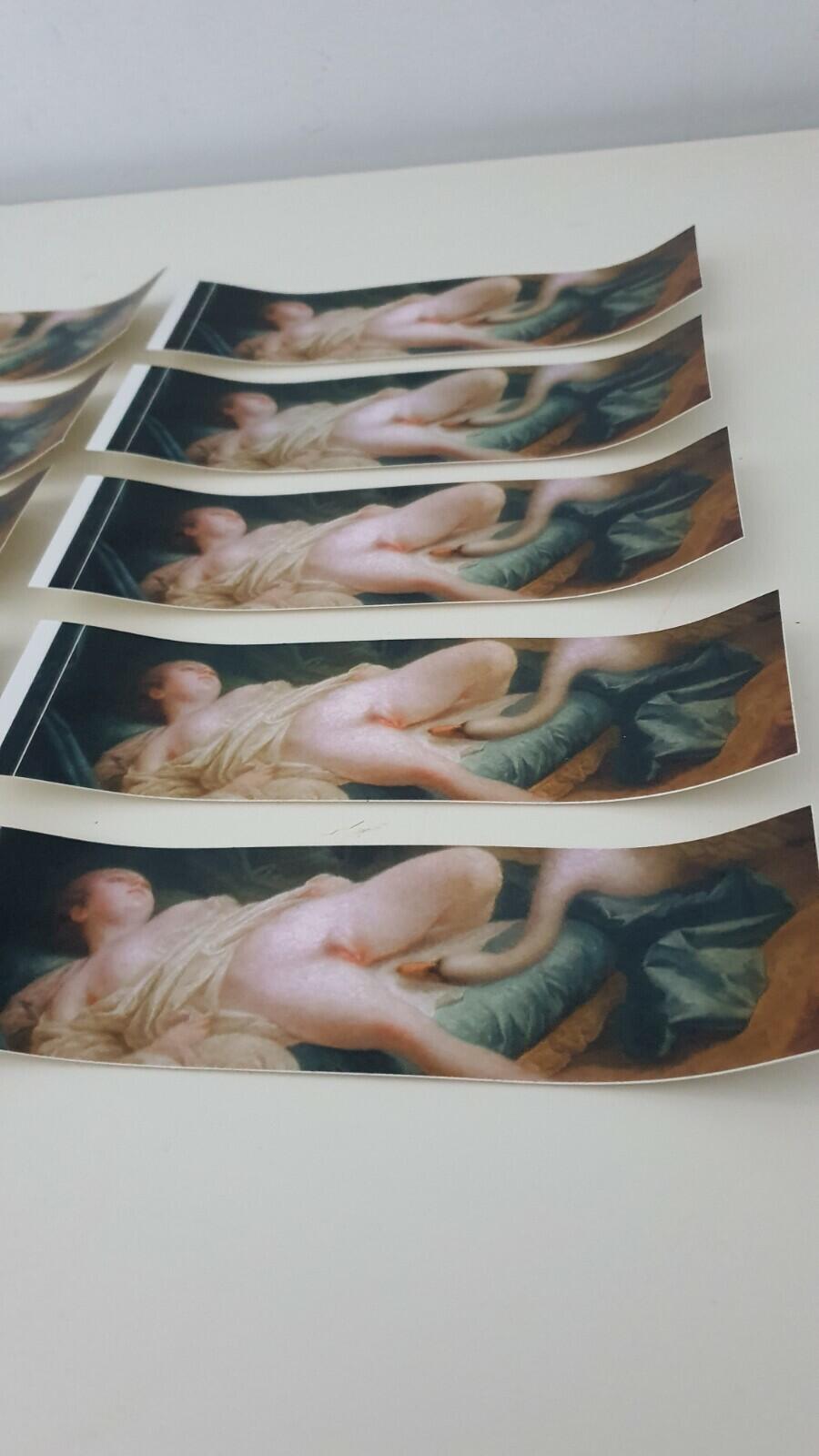 SS19 Supreme Leda and the Swan 10x Box Logo Stickers