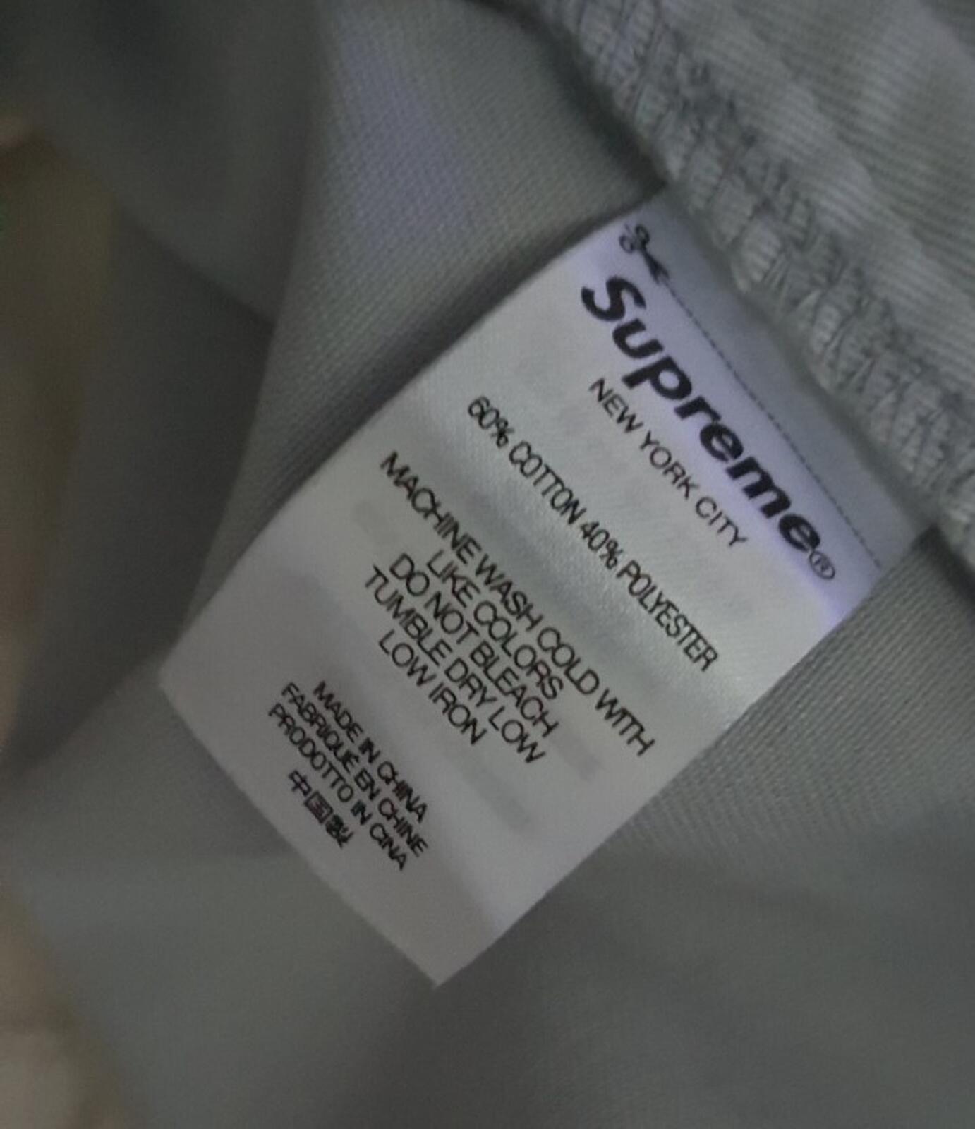 FW22 Supreme Work Pant size 30 W30 L30 trousers pants light grey Worn 1x