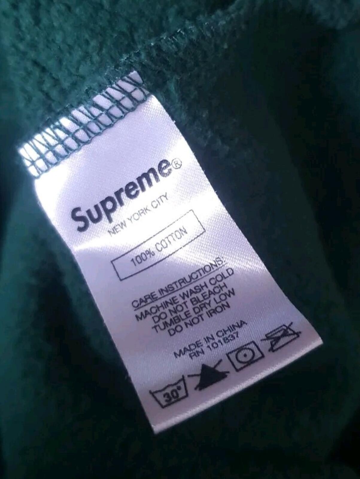 FW19 Supreme x Fox Racing Sweatshirt Dark Green crewneck M medium HRC Jumper