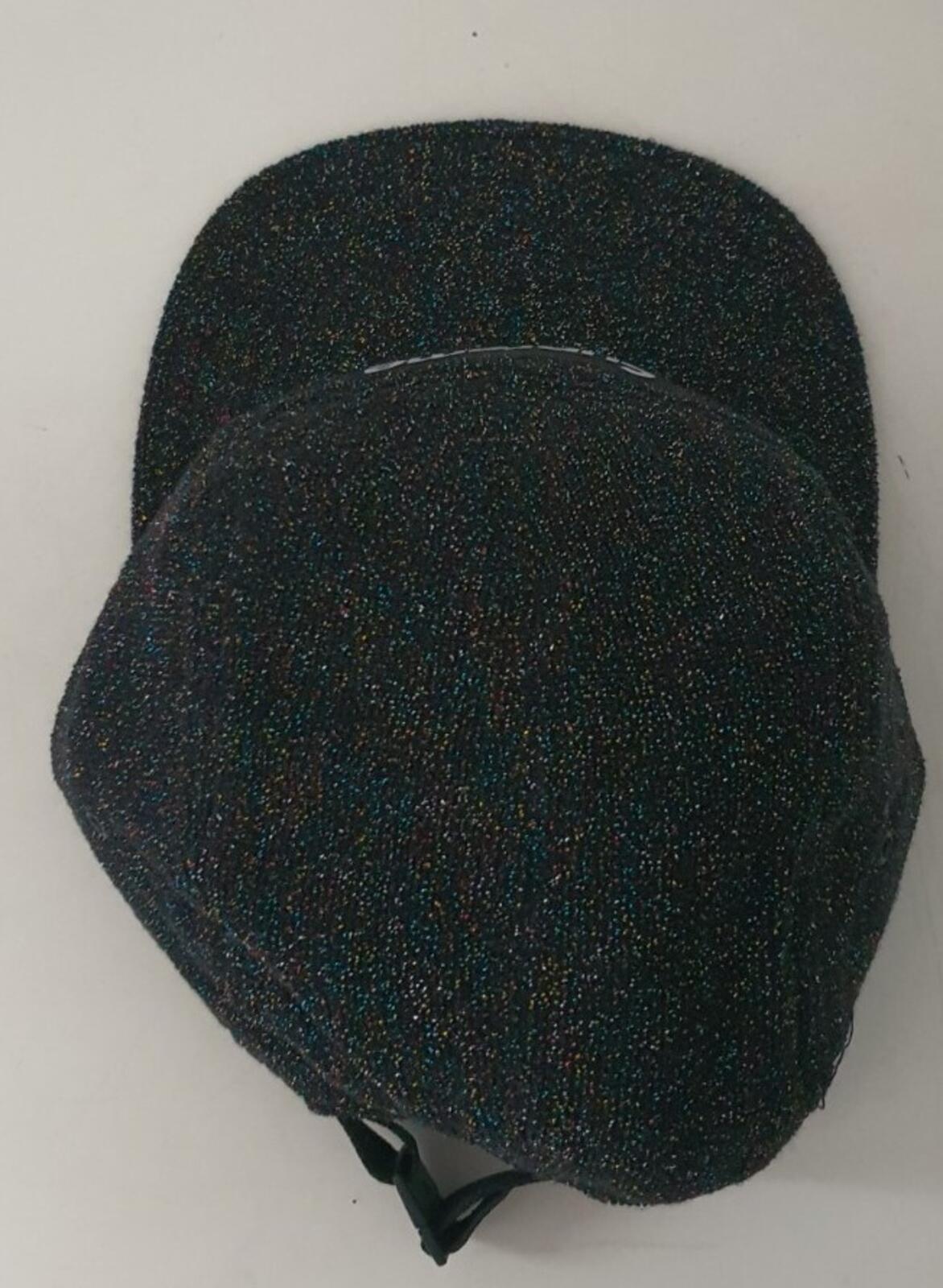 Gorra campamento Supreme Glitter Terry SS19 Negra