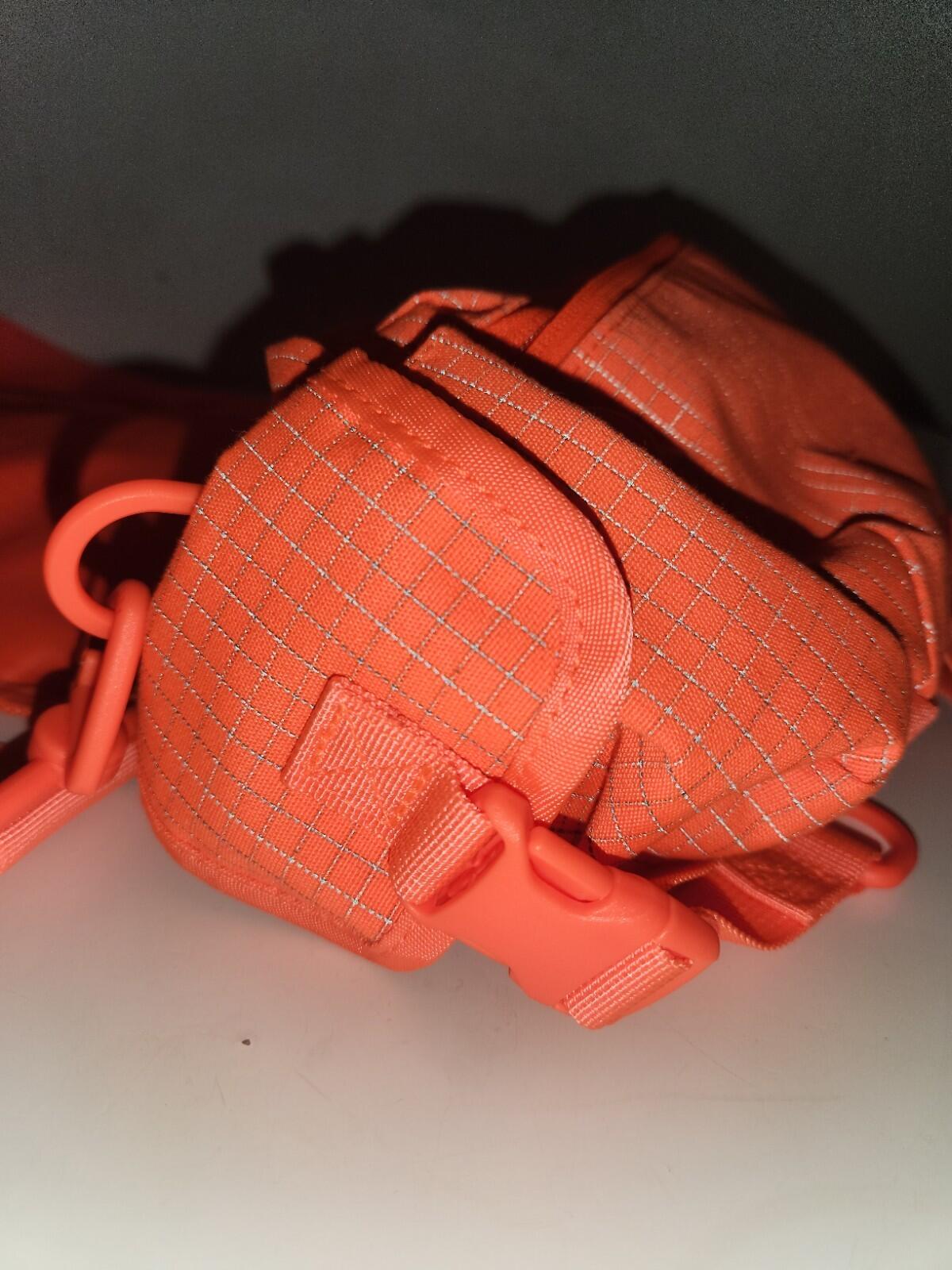 SS24 Supreme Mini Duffle Bag Water resistant 3M Reflective Orange Shoulder 5.5L