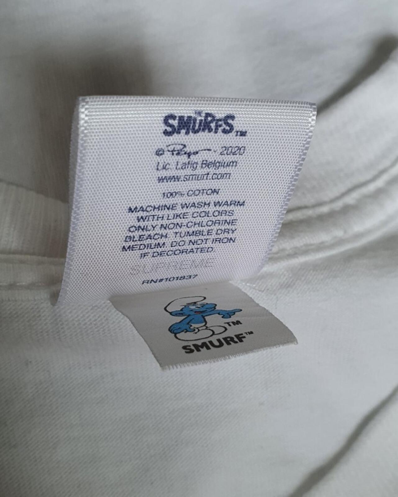 FW20 Supreme Smurfs tee Size M medium yellow T-shirt