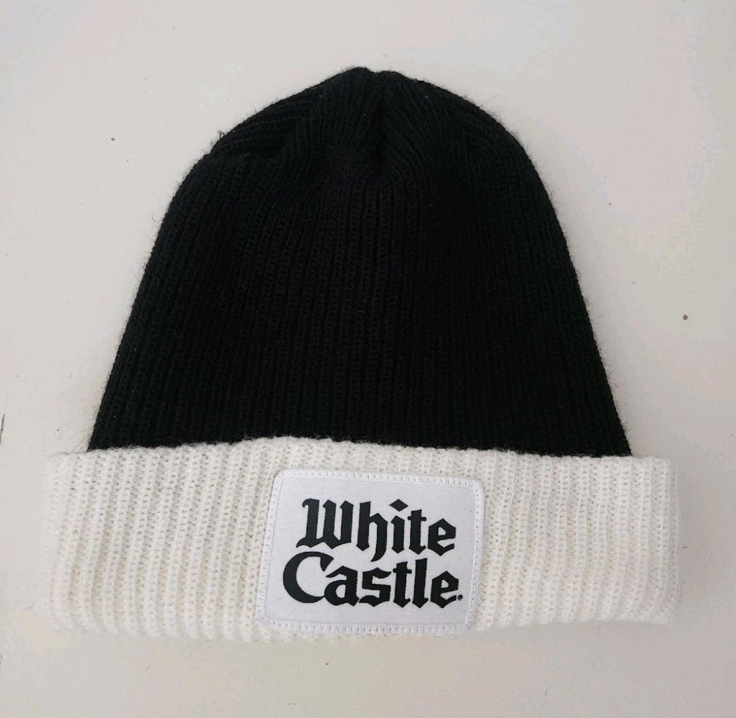 SS15 Supreme x White Castle Beanie Schwarz Weiß Mütze