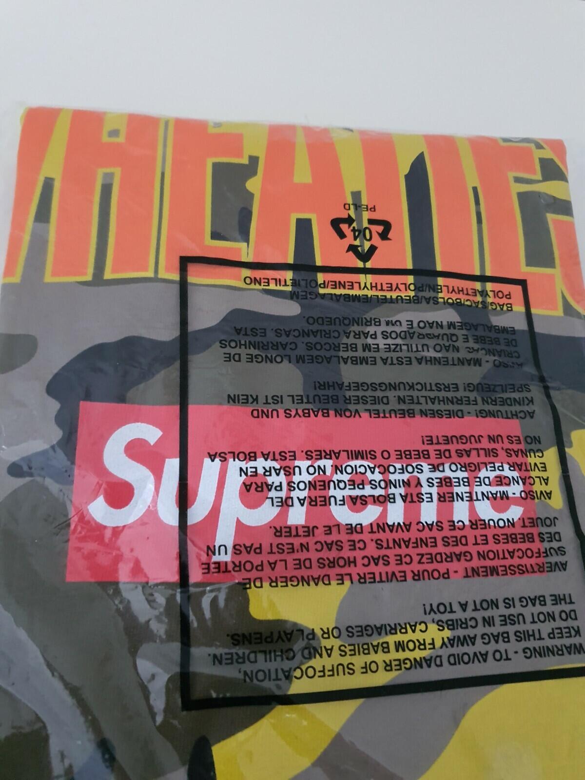 SS21 Supreme Wheaties black tee size M medium T-shirt box logo New and unopened