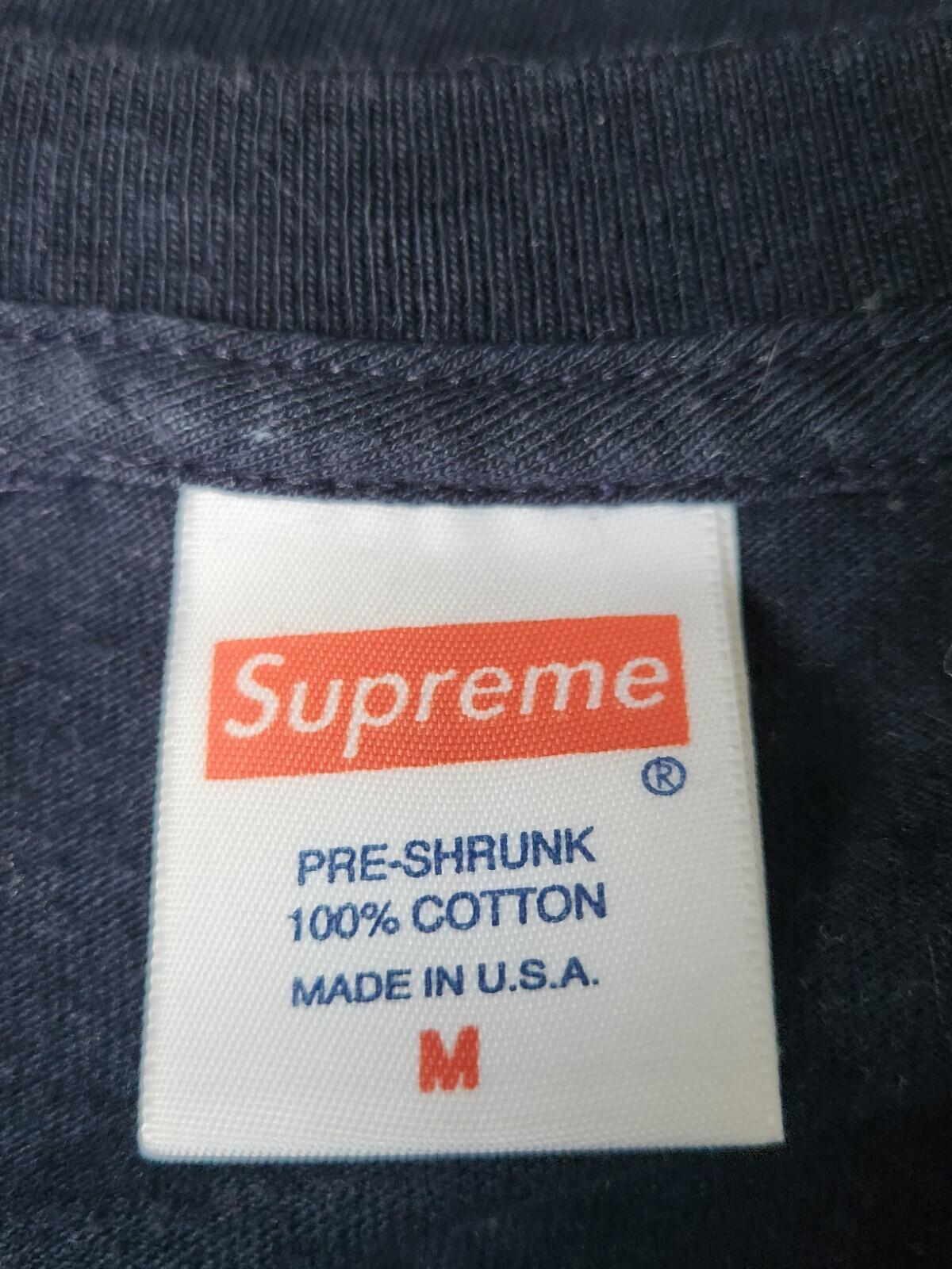 SS15 Supreme Daniel Johnston tee size M Medium Navy T-shirt Rare 2015