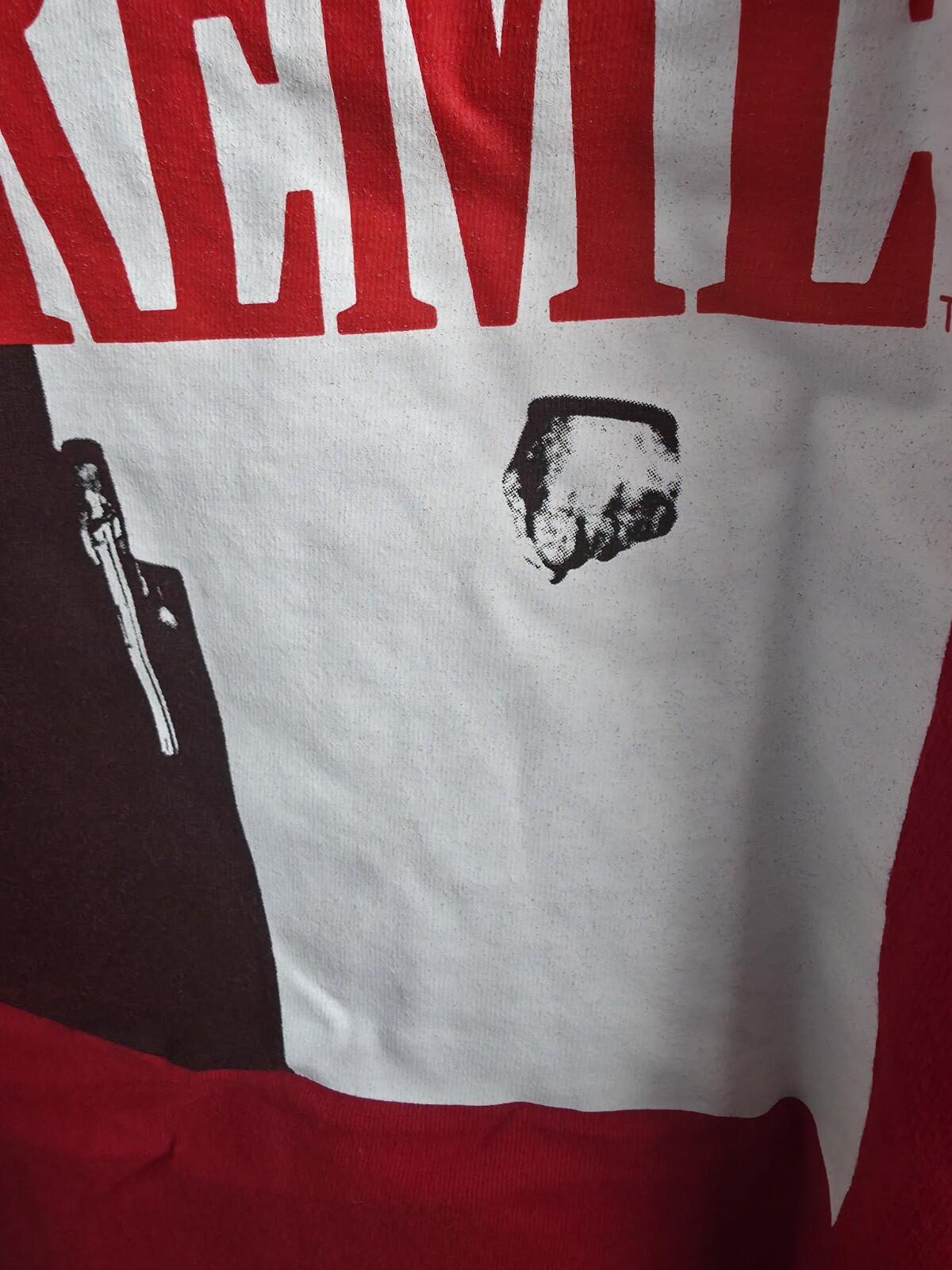 FW17 Supreme x Scarface Split Tee Red Size M
