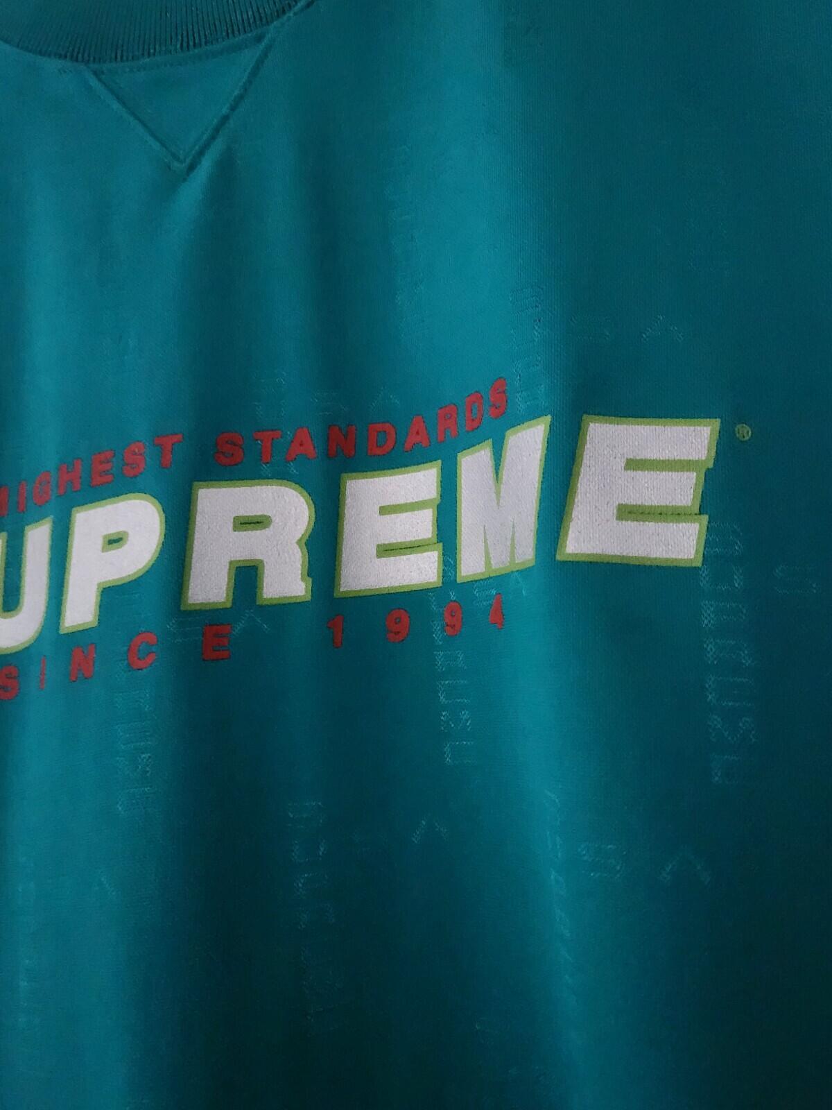 SS19 Supreme Highest Standards Level Athletic S/S Tee Teal Size M