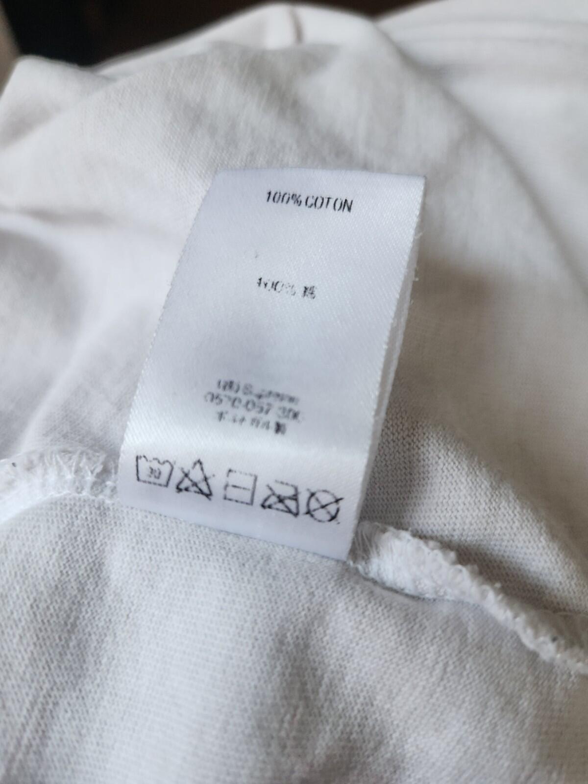 SS21 Supreme Old English Rhinestone S/S Top White Tee Size M