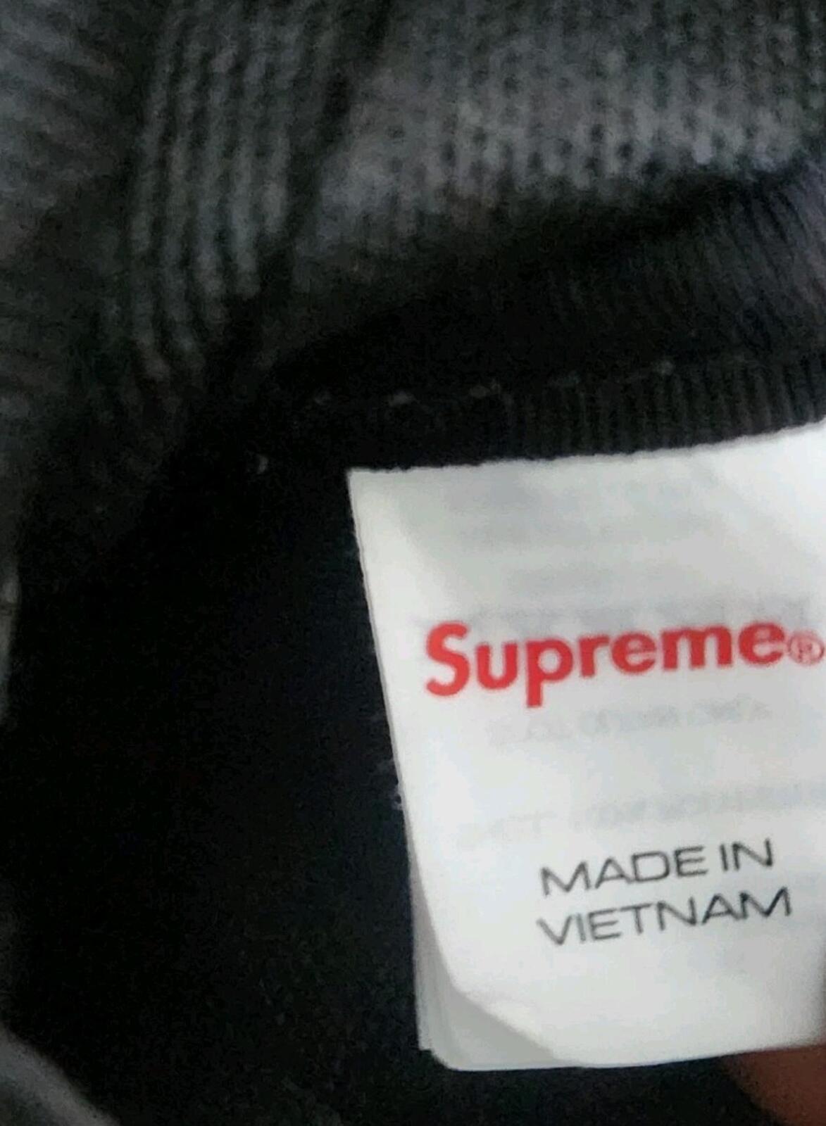 SS24 Supreme woven shoulder bag  black