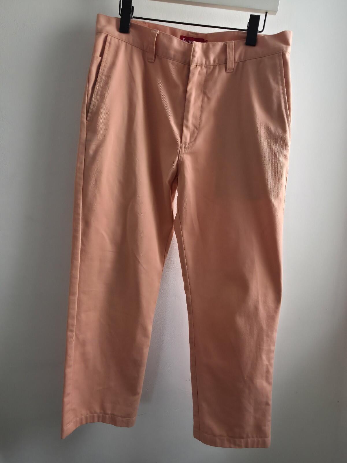 SS14 Supreme Work Pant Peach Size 32 W32 L32
