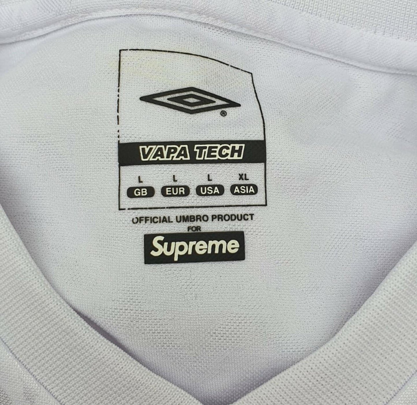 SS05 Supreme Umbro Arabic Logo Soccer Jersey vintage L large