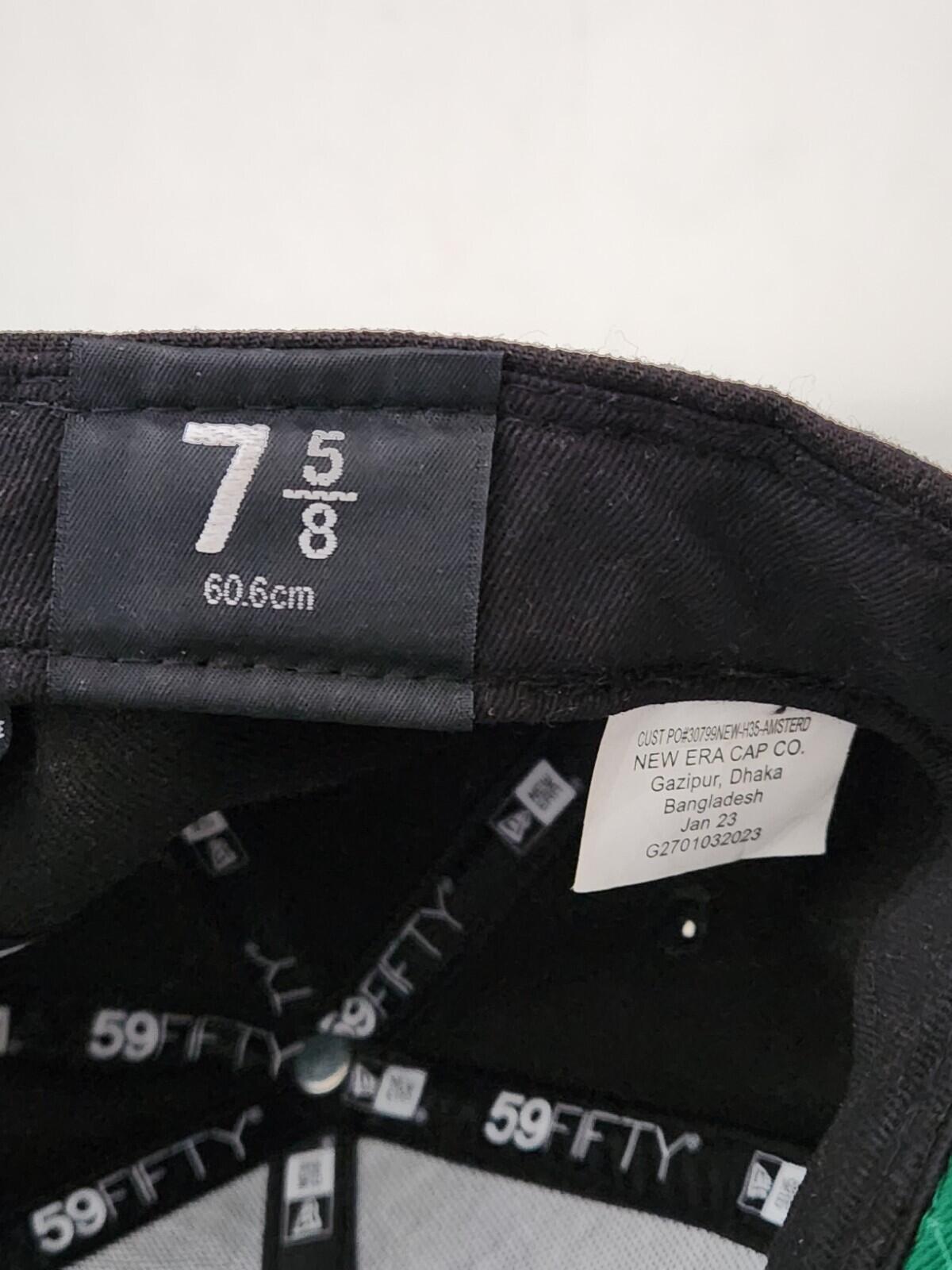 SS23 Supreme Script New Era Black Size 7 5/8