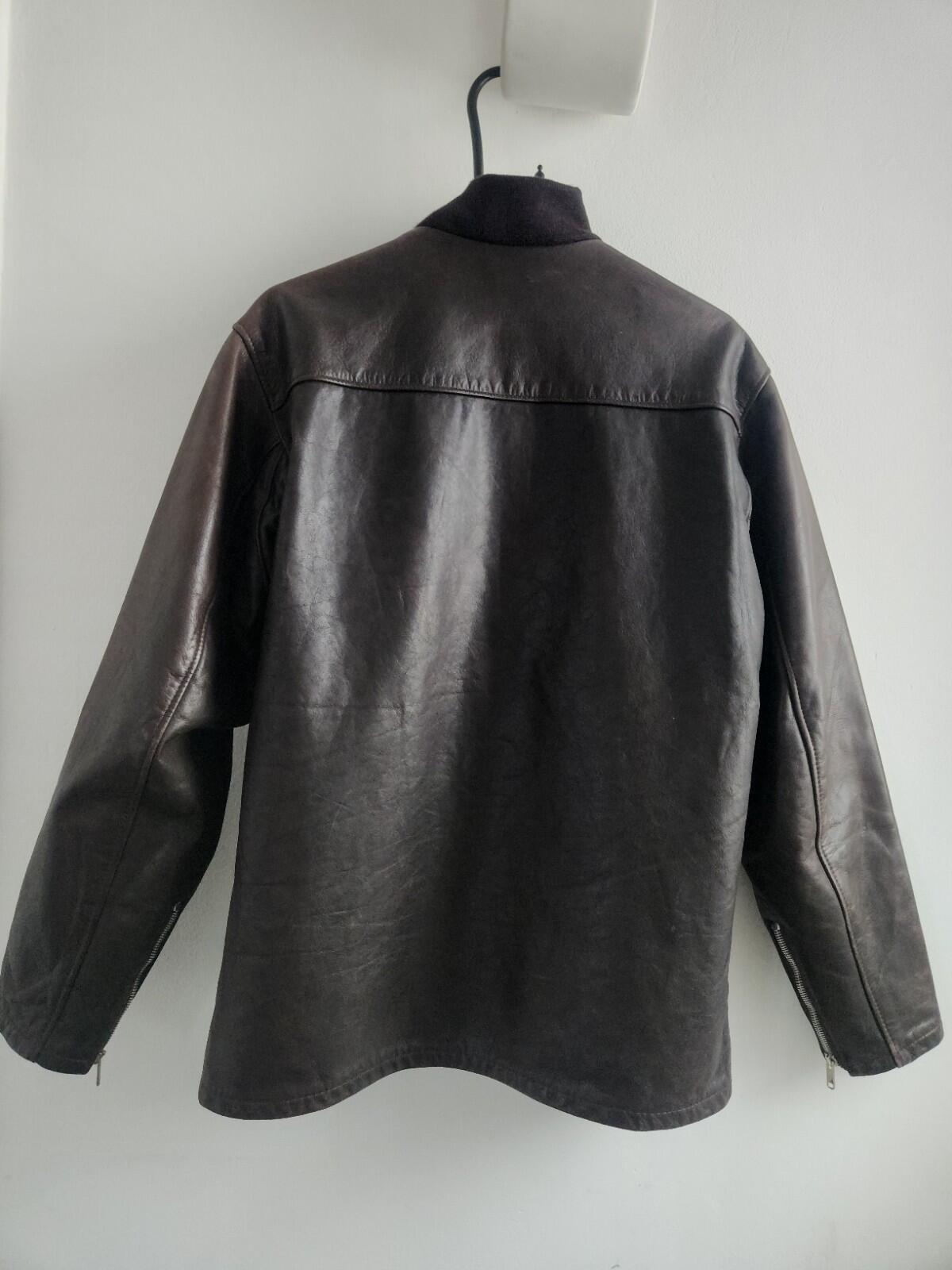 Supreme Vintage Mid-1990s Leather Jacket Schott USA Made Size L  Very Rare Grail
