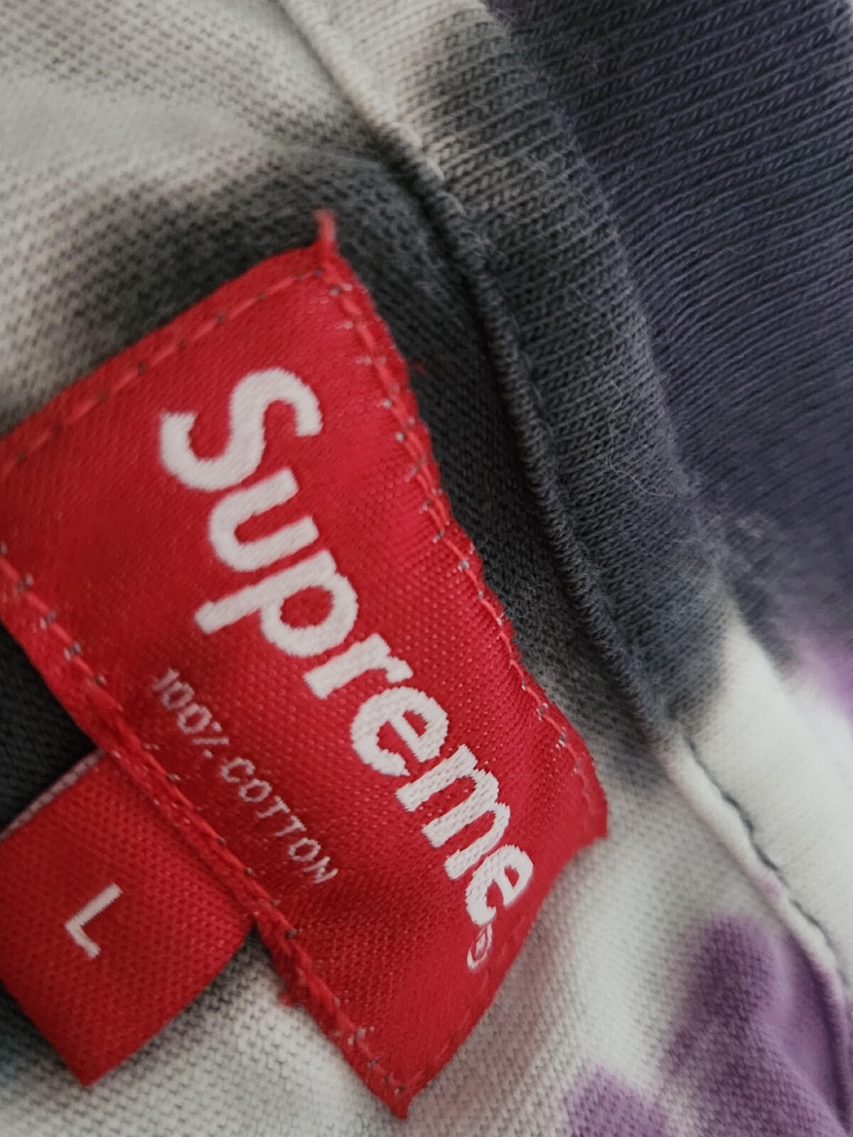 SS21 Supreme Dyed Bear L/S Top Tee Talla L