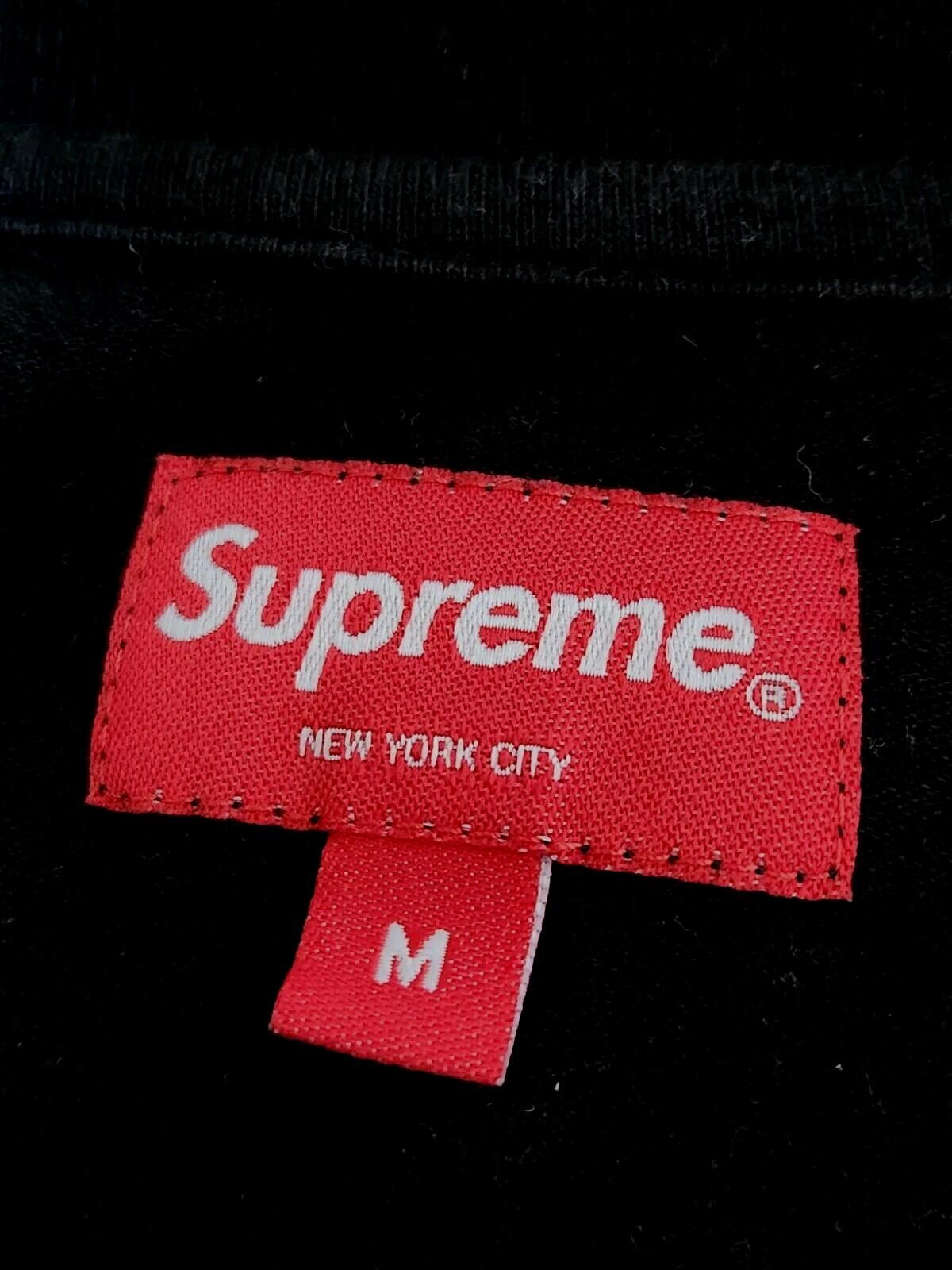FW22 Supreme Shadow Script S/S Top Tee Black Size M