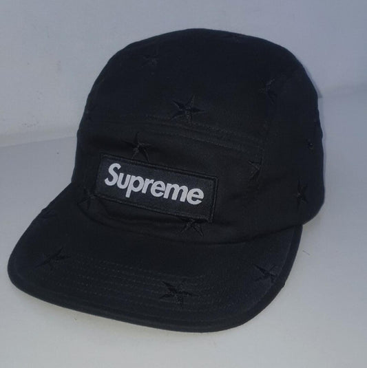 Gorra Camp FW13 SUPREME Stars Negra Muy Rara Vintage 2013 Bordada Usada 1 Vez