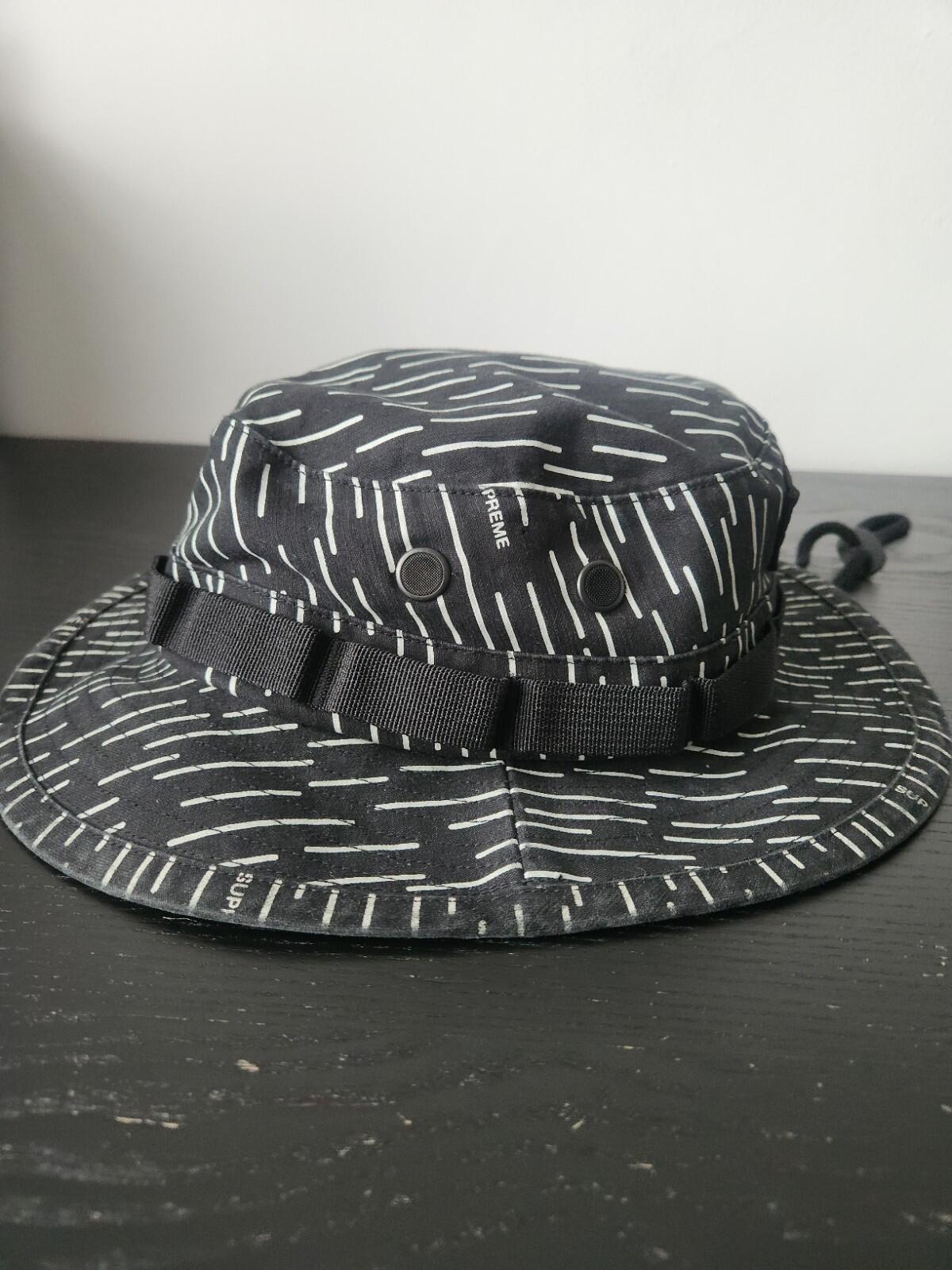 FW24 Supreme Military Boonie Black Raindrop Size S/M