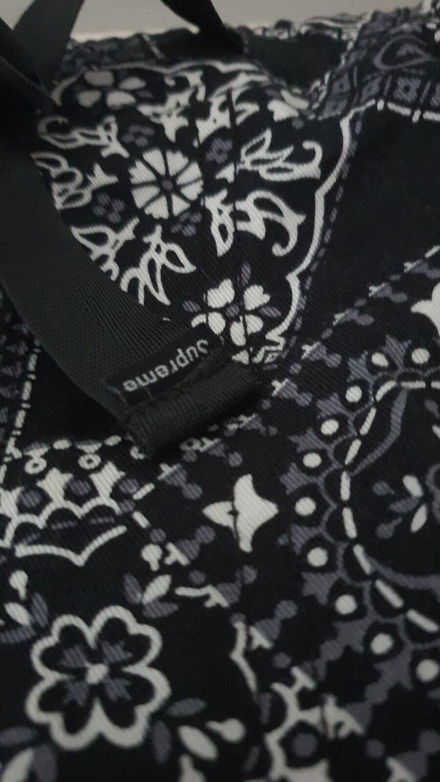 SS15 Supreme Bandana Belted short size S small shorts black