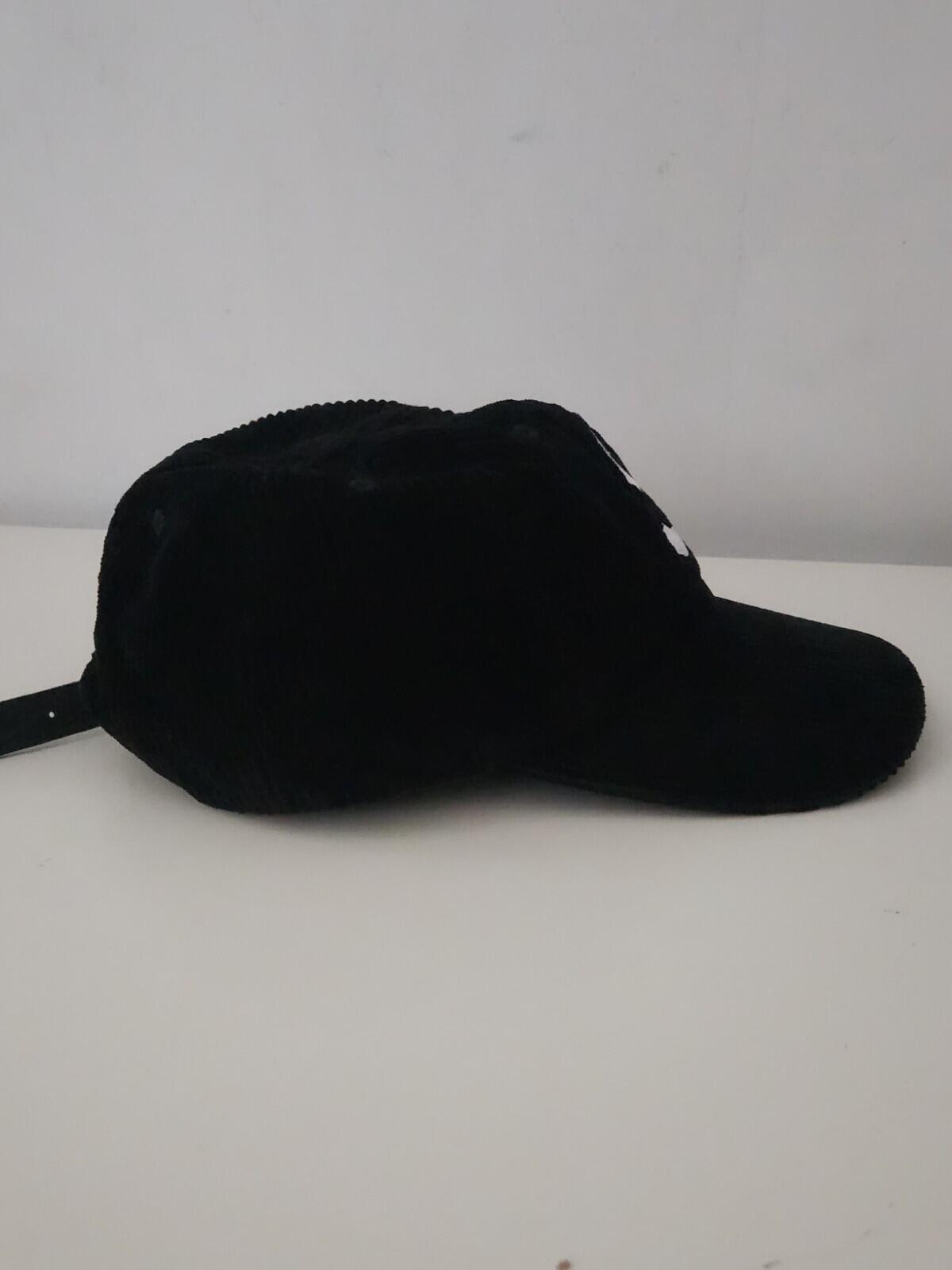 FW23 Supreme Corduroy S Logo 6-panel Cap Black
