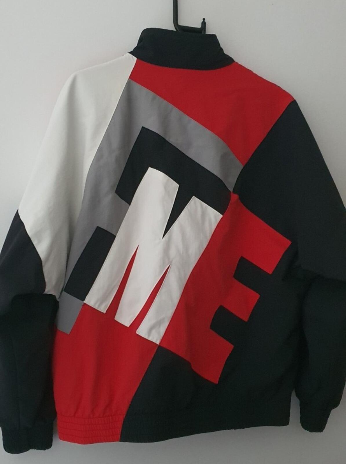 SS20 Supreme Big Letter Track Jacket Black Size M Water Resistant