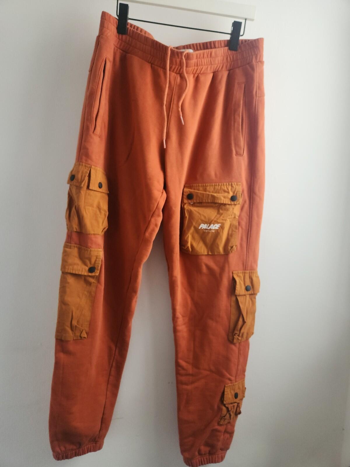 SS21 Palace C-Pocket Hoodie + Joggers Set L Large Orange Utility Skateboards