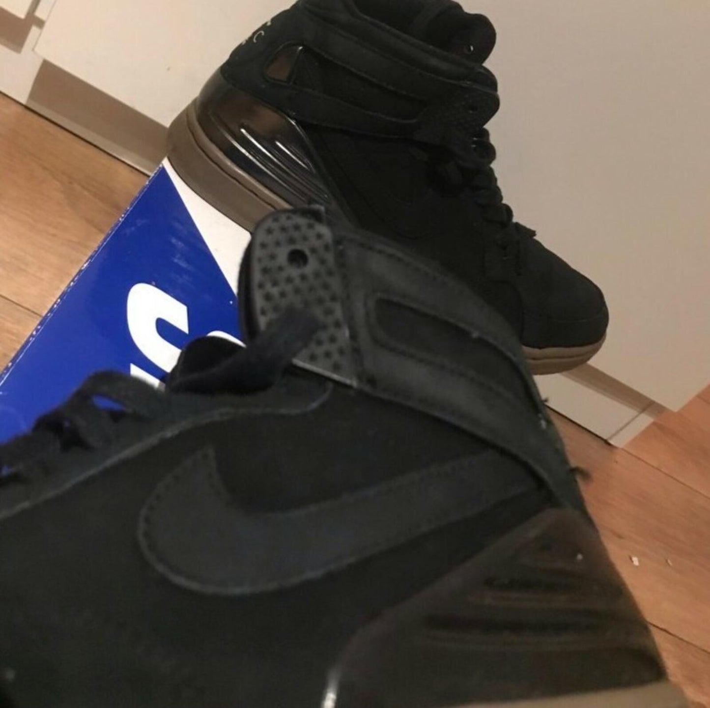 FW11 Supreme Nike Zoom Air 94 Hi black US 9.5 UK 8.5  EUR 43 trainers lot Rare